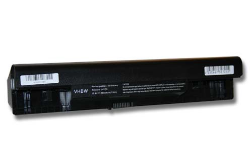 Notebook Battery Replacement for Dell 0FH4HR, 05Y4YV, 0X0WDN, 0NKDWN, 312-1021 - 6600mAh 11.1V Li-Ion, black