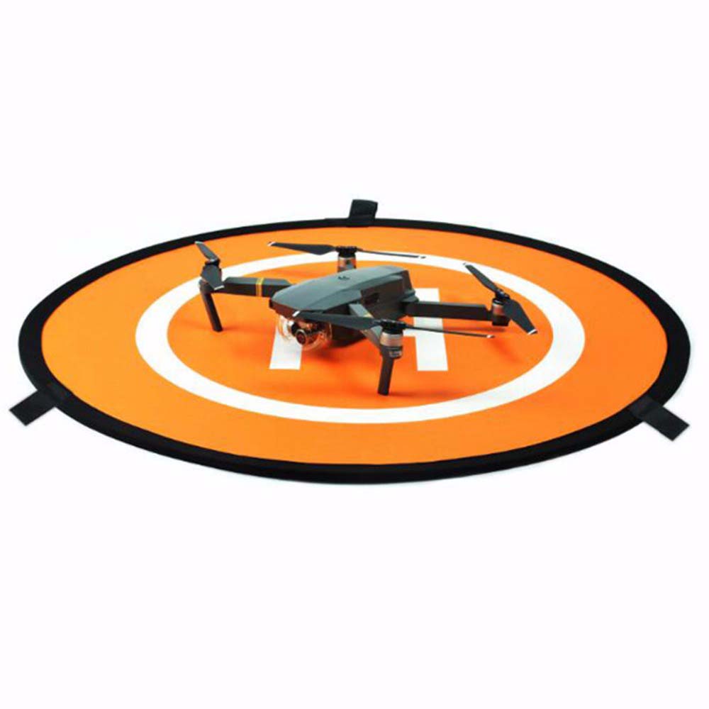 vhbw Almohadilla de aterrizaje drone, multicóptero - Pista de aterrizaje, 80 cm, plegable, impermeable