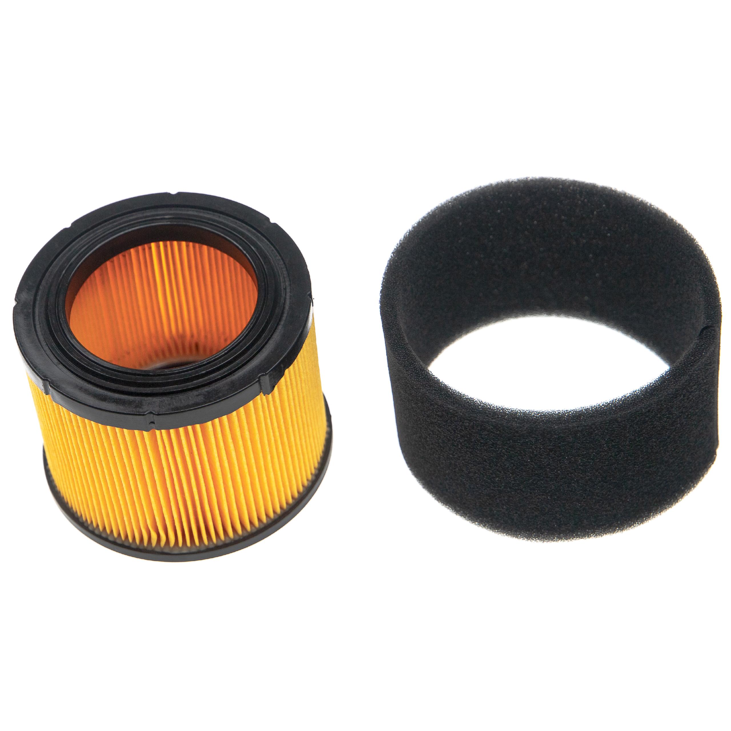 2x Filtro (set) (filtro de espuma, filtro de aire) reemplaza Kawasaki 11029-0019 para cortacésped motor