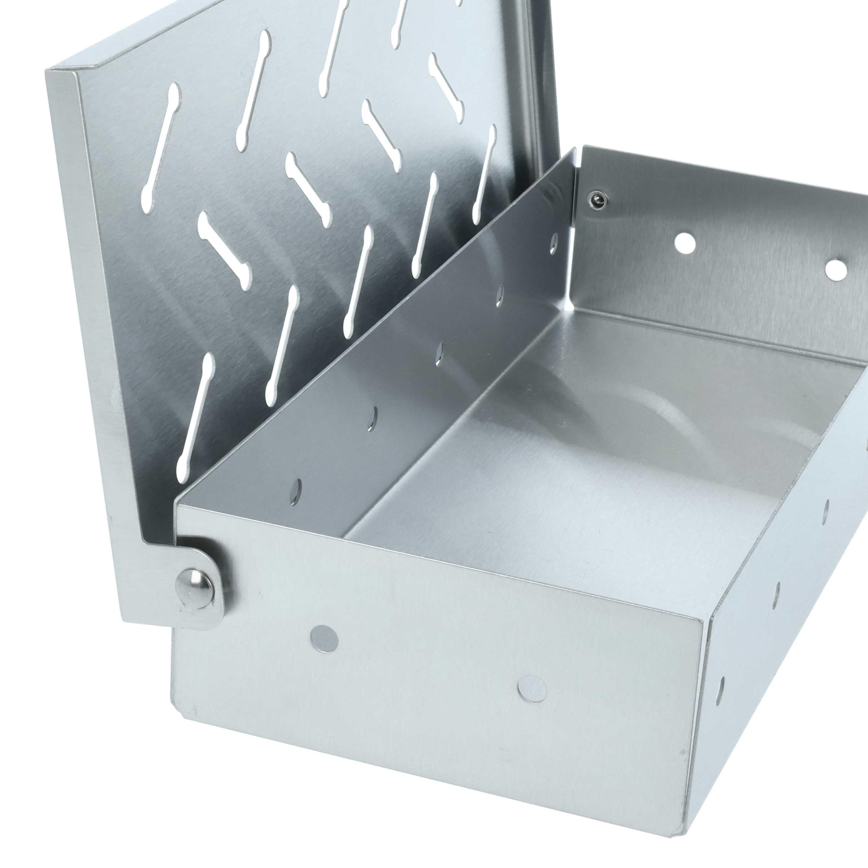 Smoke Box replaces Weber 7576 for Weber Gas Grills - Stainless Steel 22.8 x 9.7 x 4.4 cm