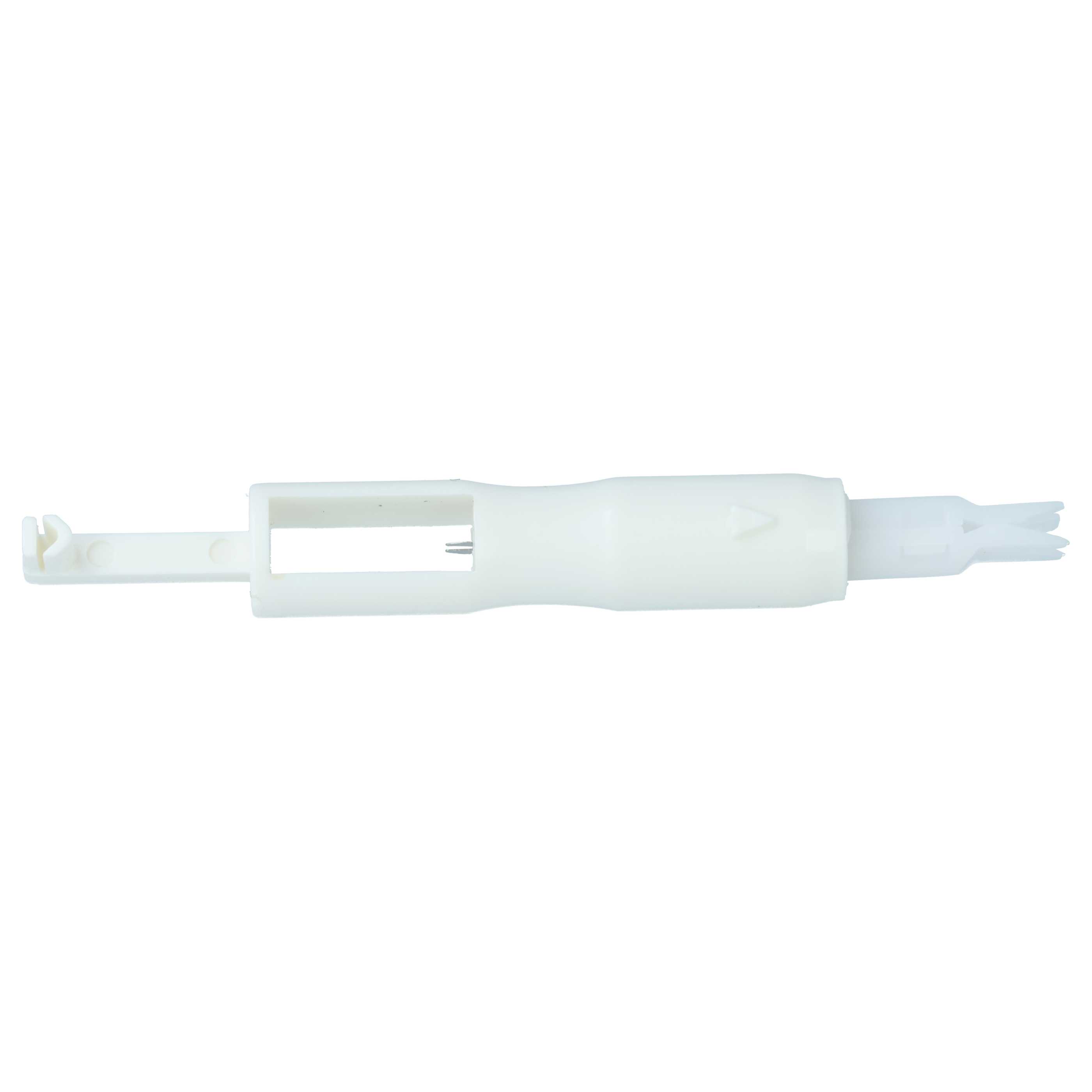 Enhebrador de agujas para máquina de coser - Longitud de 7,2 cm, punta magnética, blanco