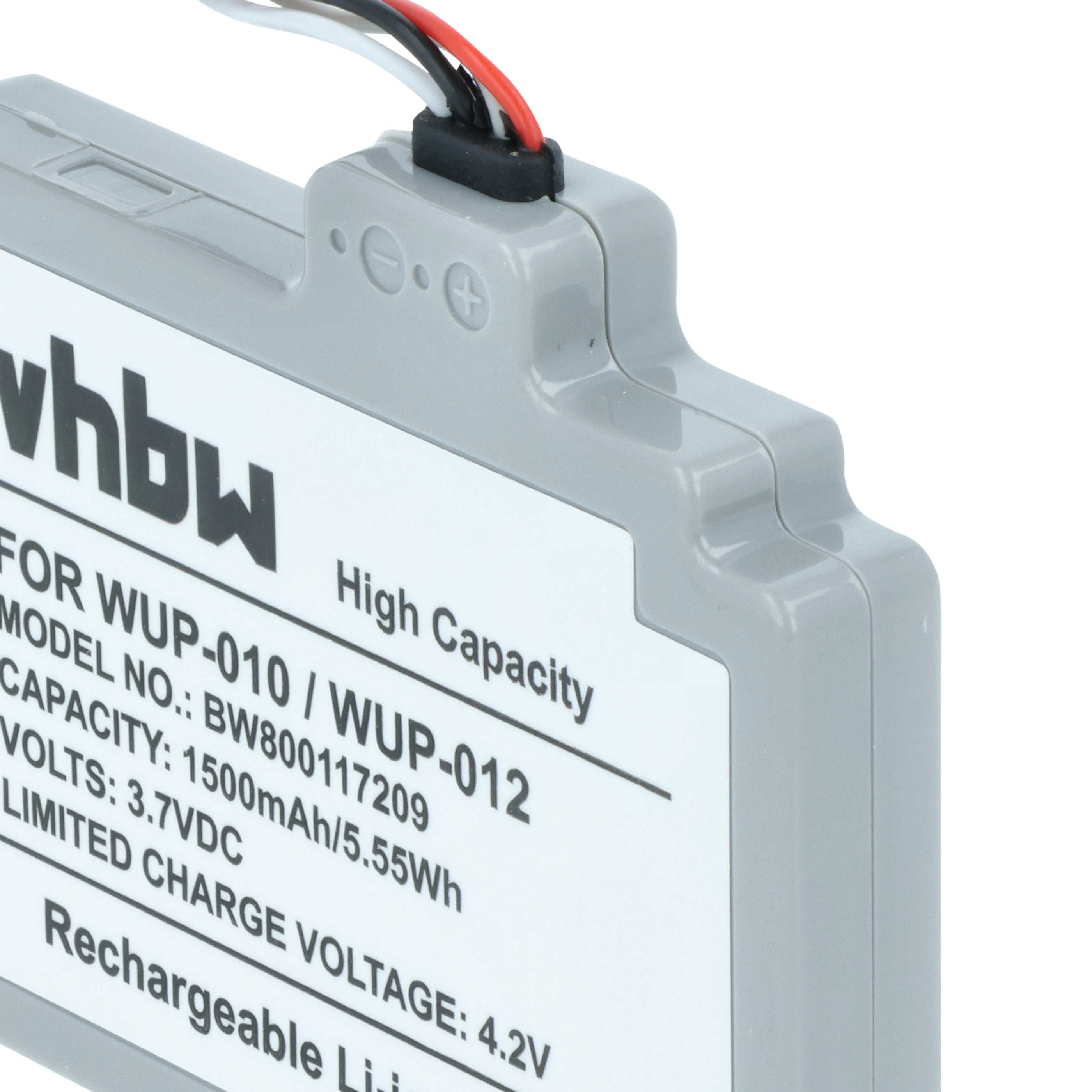 Games Console Battery replaces Nintendo WUP-012 - 1500 mAh 3.7 V Li-polymer