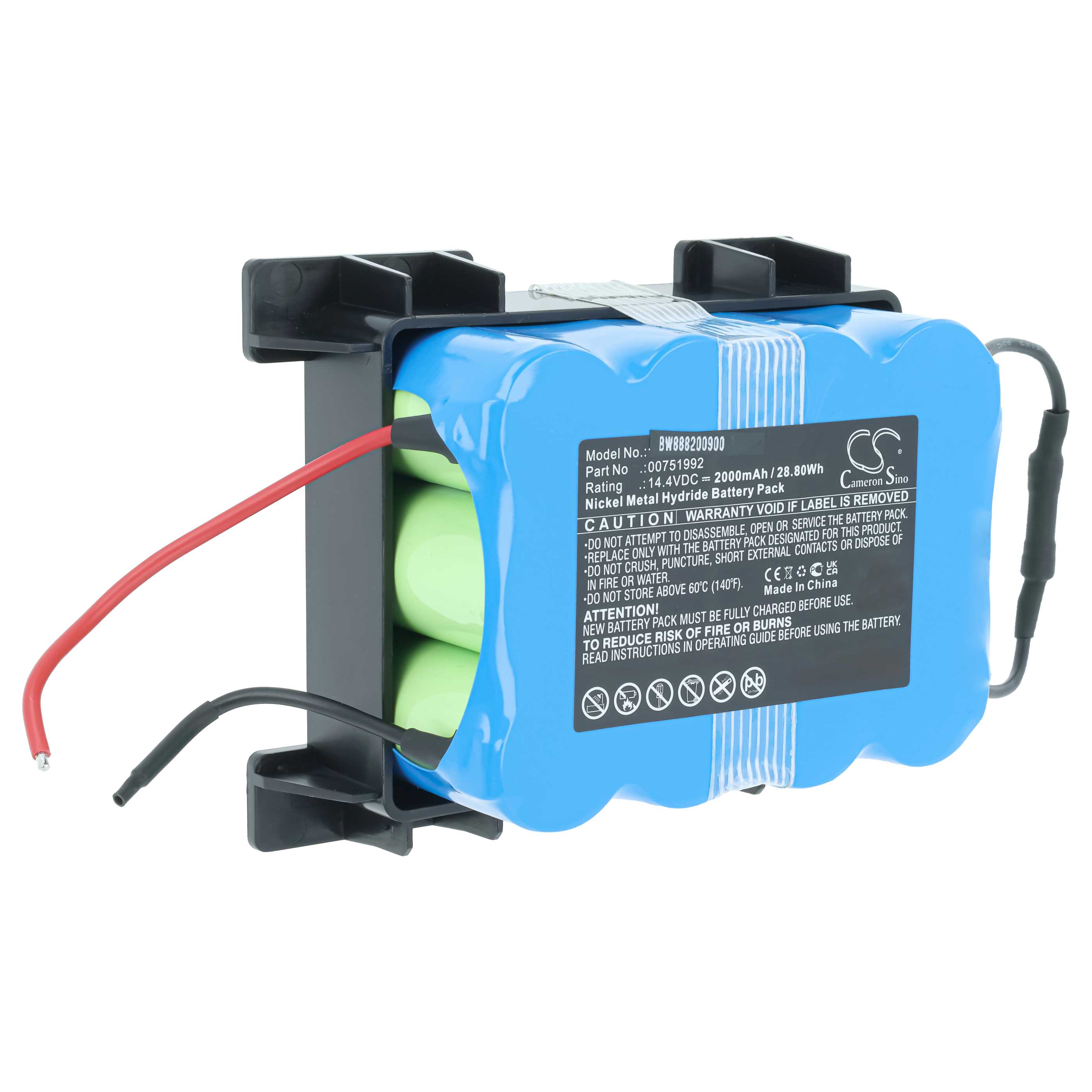Battery replaces Bosch Siemens 00751992 for Bosch etc. 2000mAh, 14.4V, NiMH