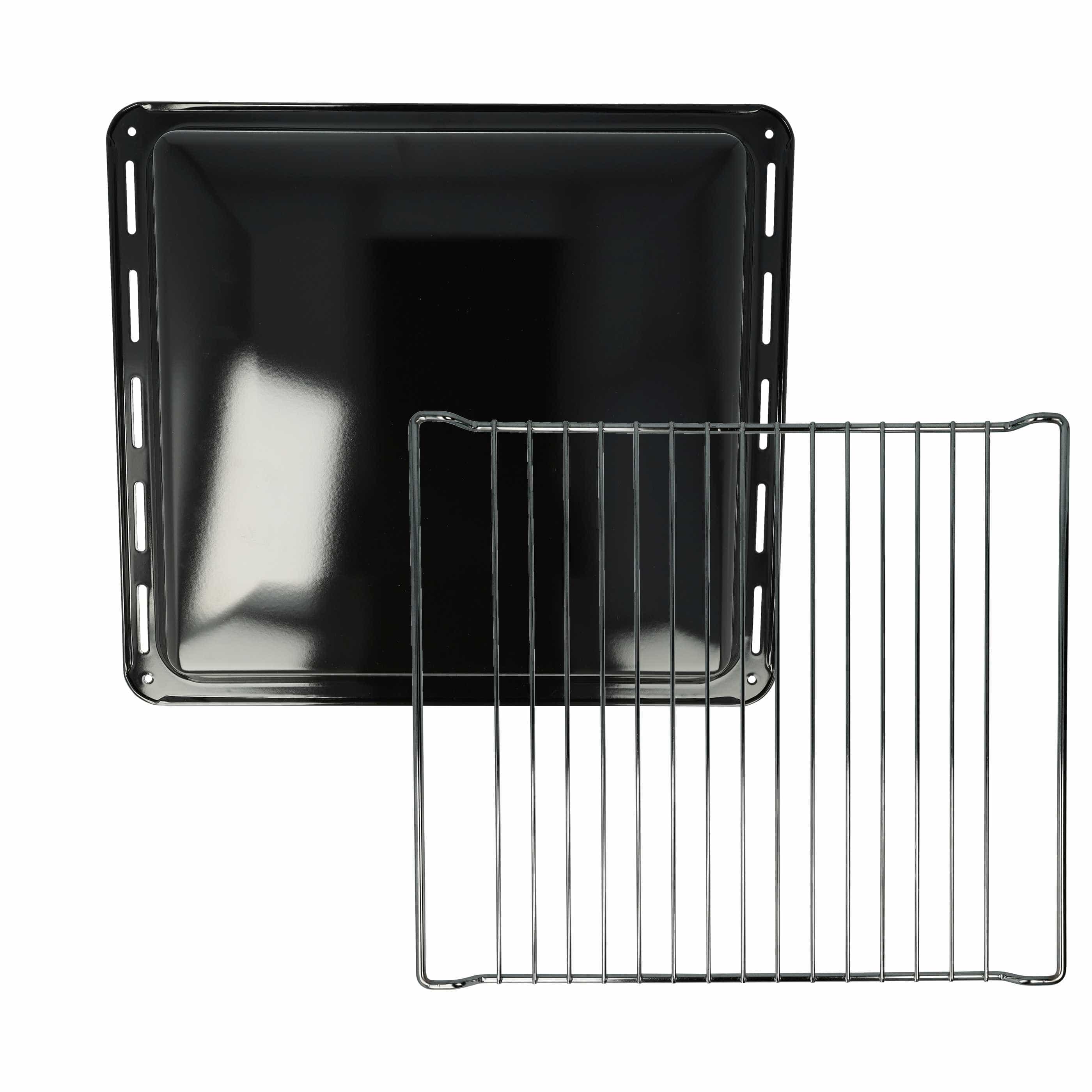Backblech, Gitterrost als Ersatz für AEG 3423981020, 3423981061 für Zanussi Backofen u.a. - 42,2 x 37,6 x 4 cm