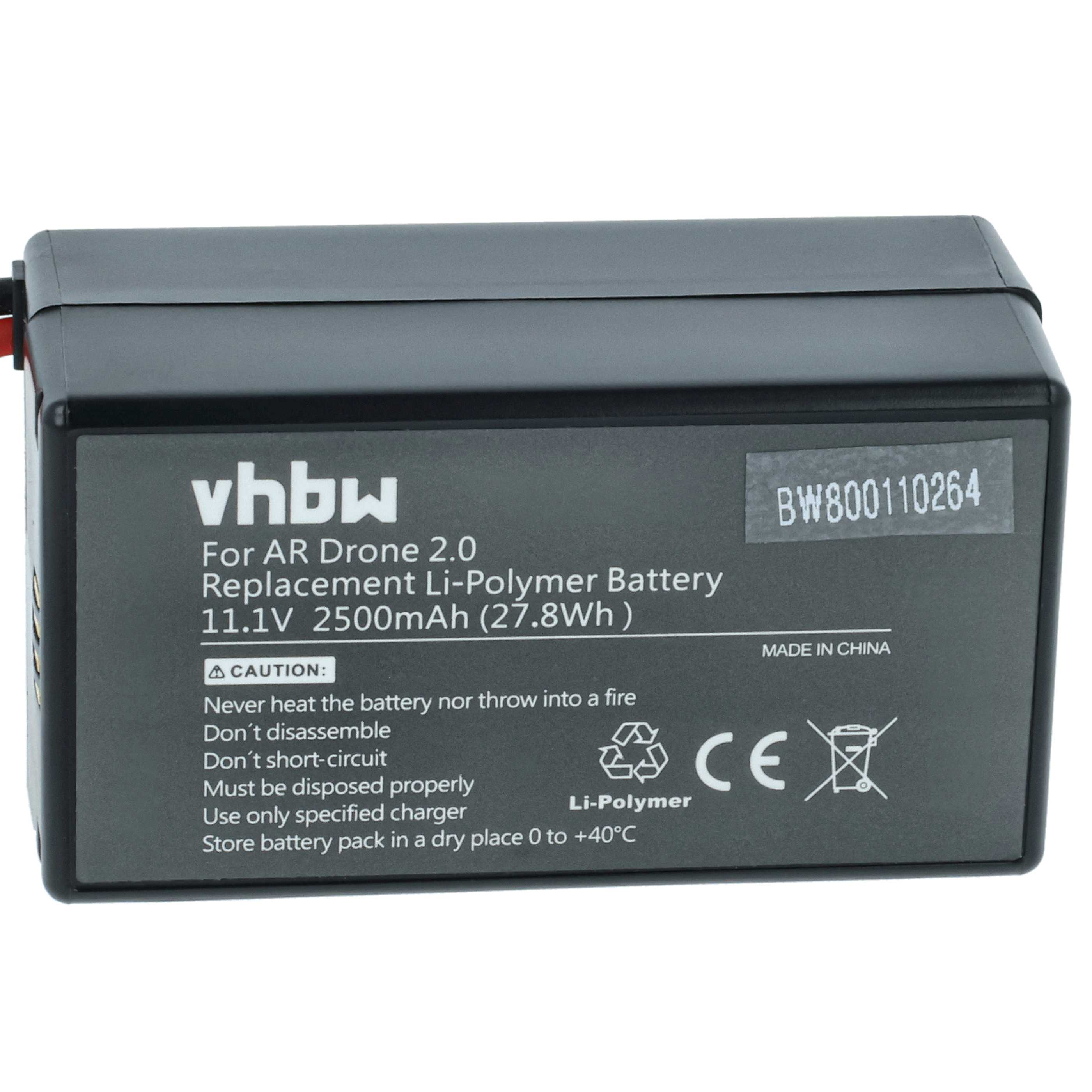 Batterie remplace PF070056 pour drone Parrot- 2500mAh 11,1V Li-polymère