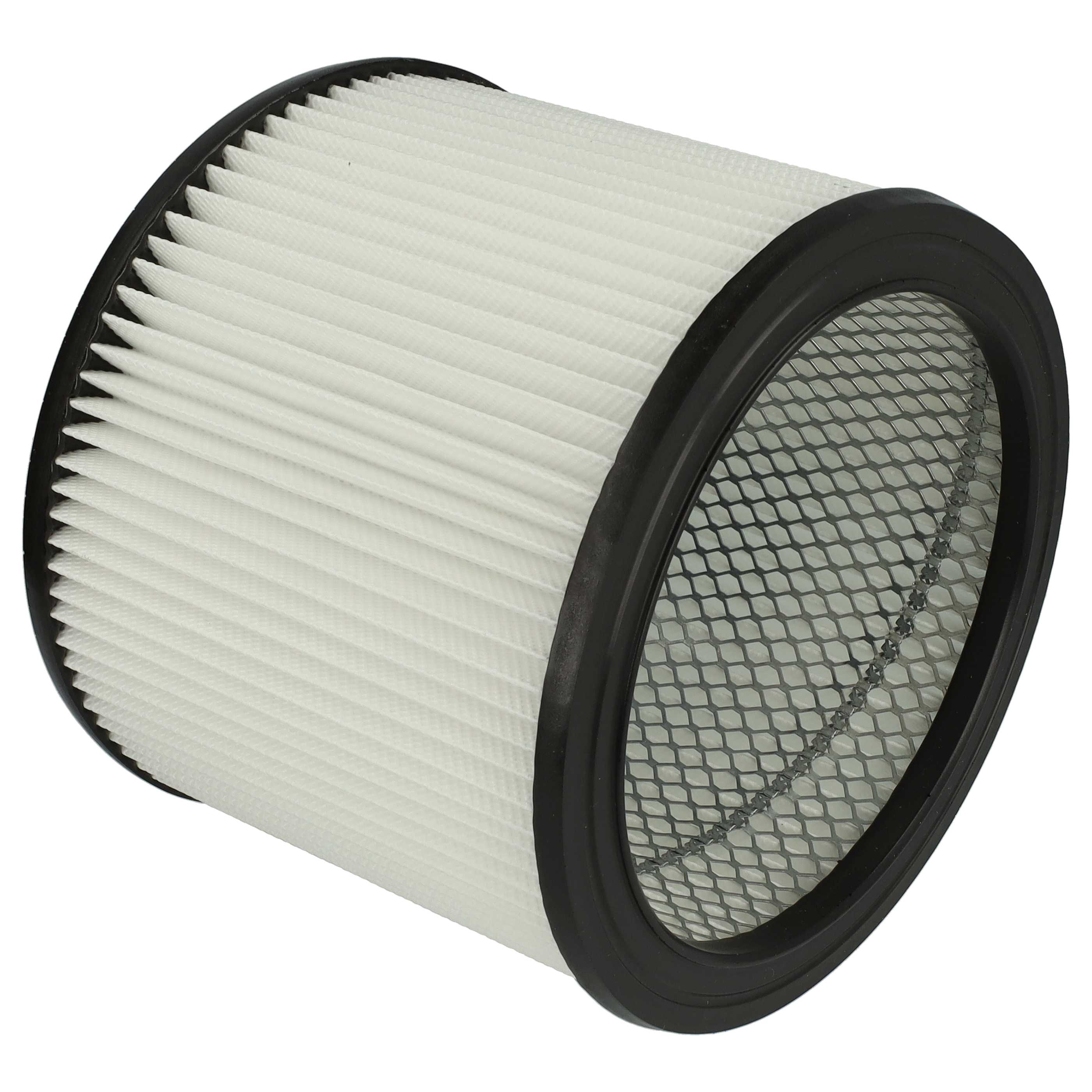 4x Filtercartridge filter / round filter replaces Masko 13297 for Masko Vacuum Cleaner, black / white