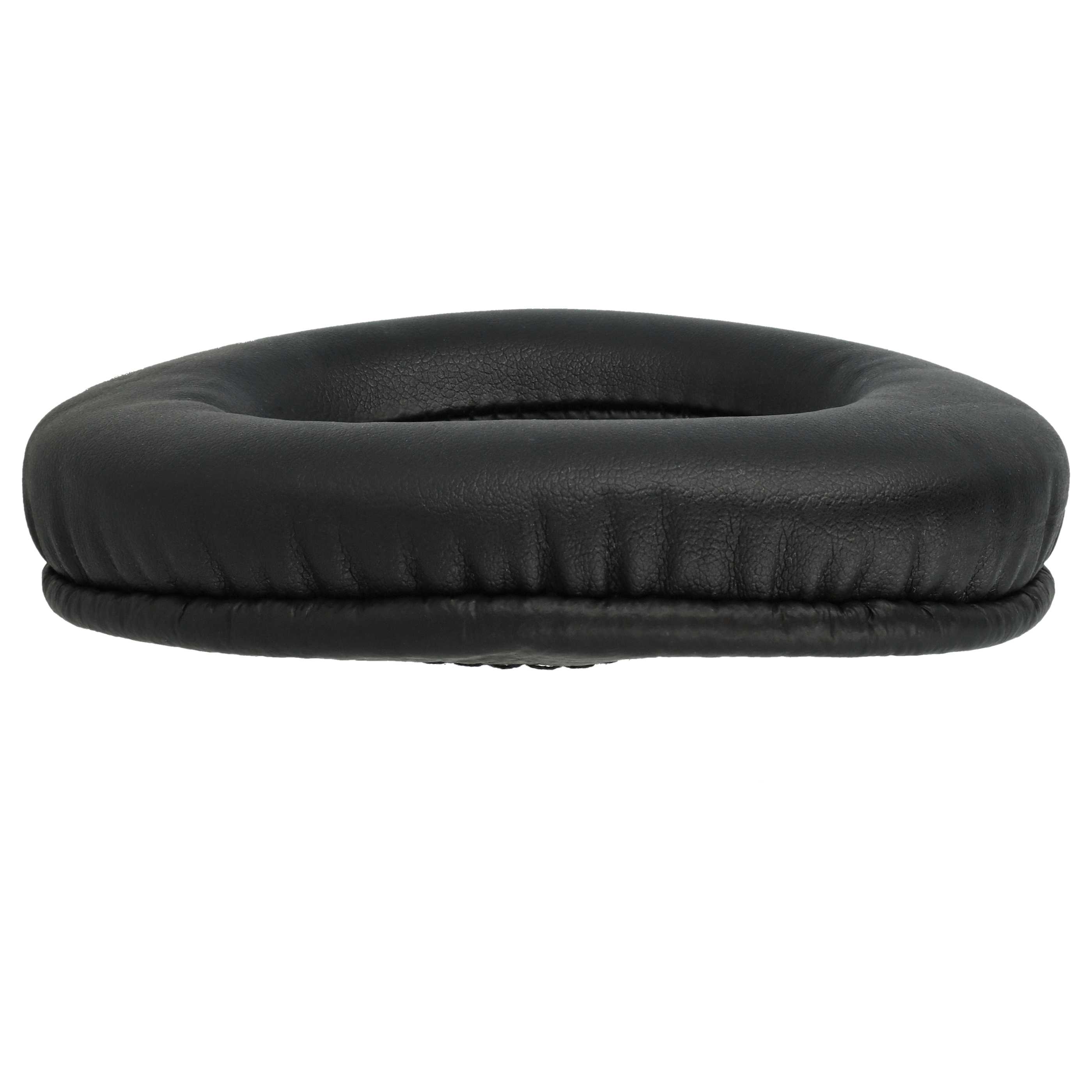 2x Ear Pads suitable for Sony MDR Headphones etc. - foam / synthetic leather, 9 cm External Diameter