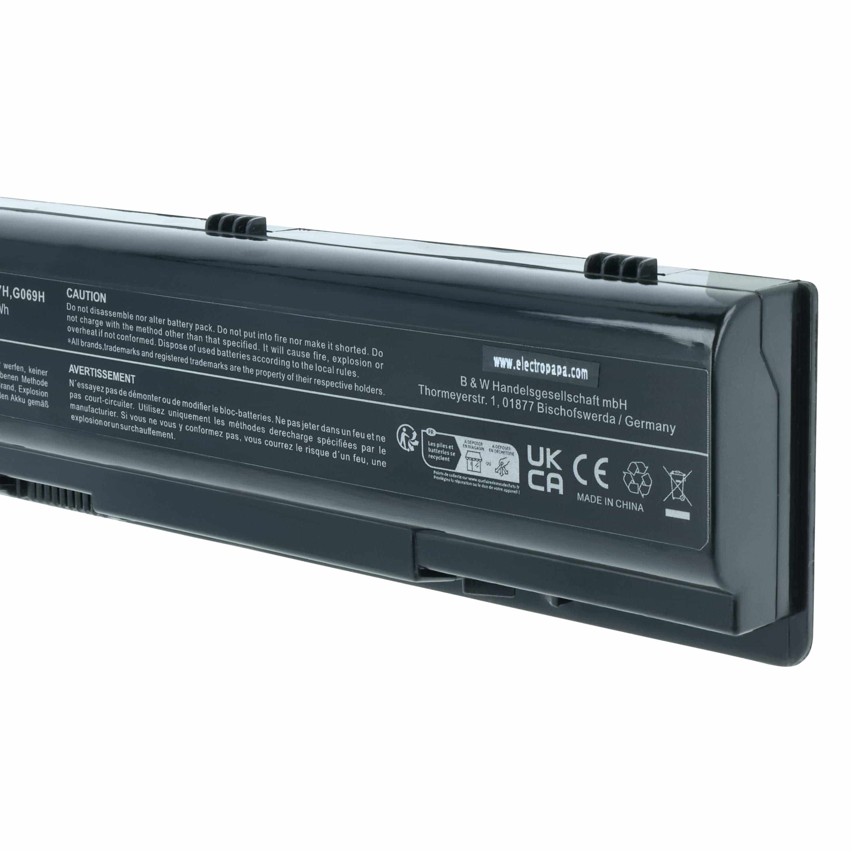 Akumulator do laptopa zamiennik Dell 451-10673, F286H, 312-0818, F287F, F287H - 4400 mAh 11,1 V Li-Ion, czarny