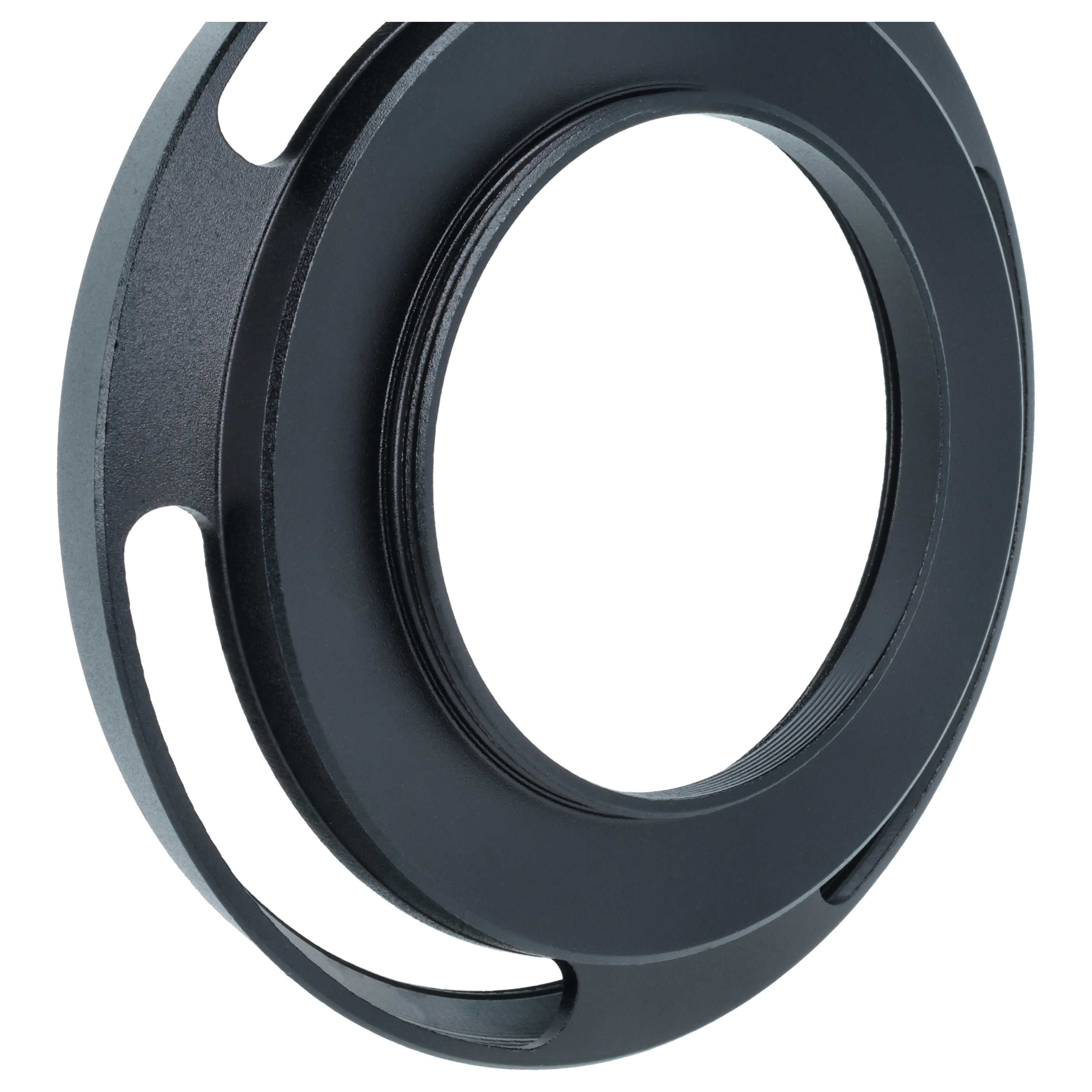Lens Hood replaces LH-37EP II for Panasonic Lenses with 37 mm Diameter etc., metal, black