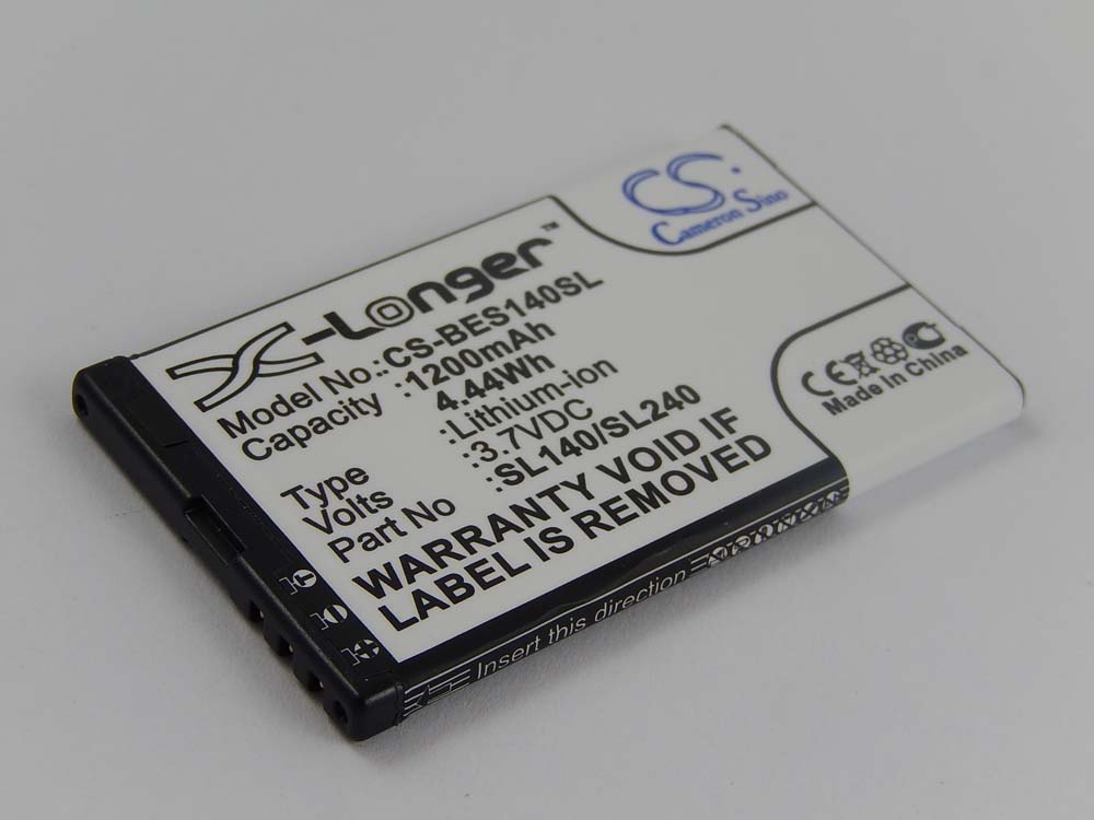 Batterie remplace Doro RCB01P04 pour téléphone portable - 1200mAh, 3,7V, Li-ion