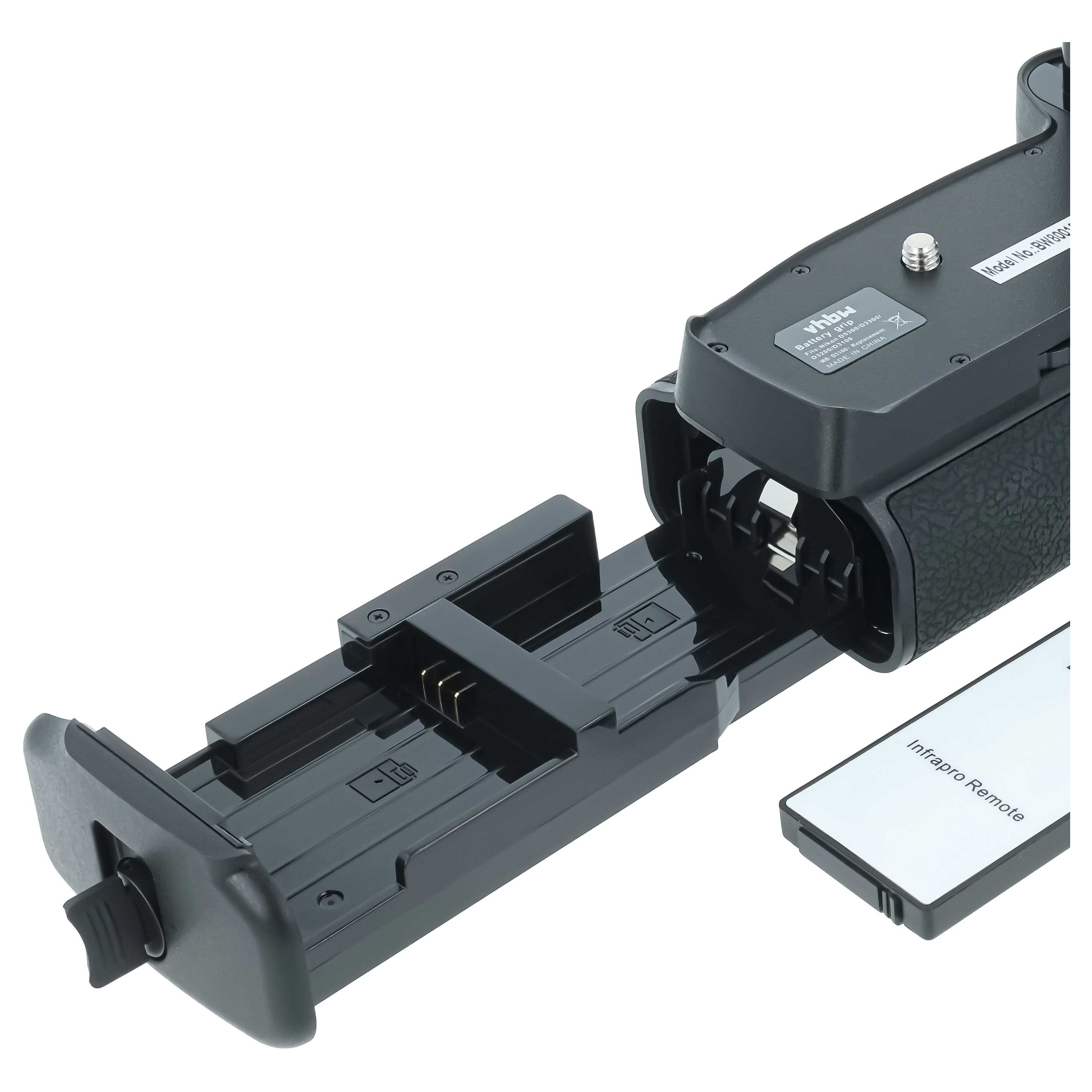 Battery Grip replaces Nikon BG-2F for Nikon Camera - Incl. Mode Dial, plastic / metal, Incl. Trigger