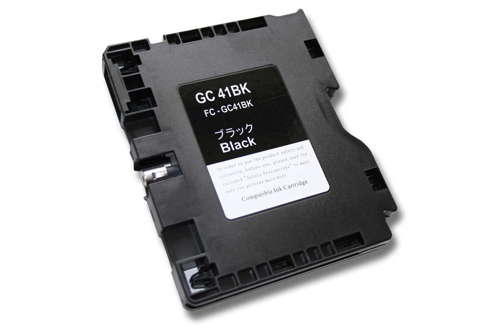 Tintenpatrone als Ersatz für Ricoh GC-41K für Sawgrass Drucker u.a. - Schwarz 30ml + Chip
