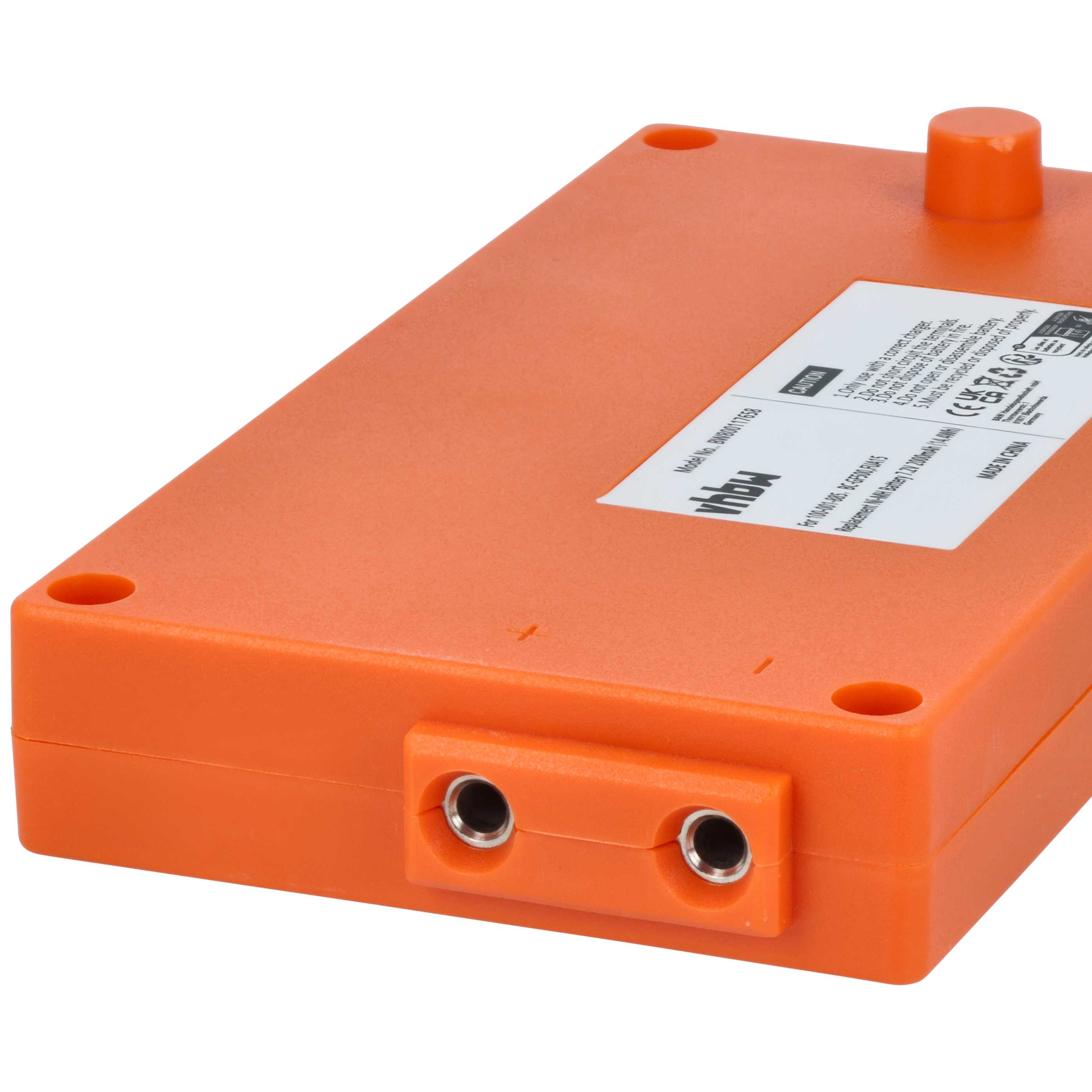 Batterie (2 pièces) remplace Gross Funk FUA50, BC-GF500, 100-001-885, FUA15 - 2000mAh 7,2V NiMH