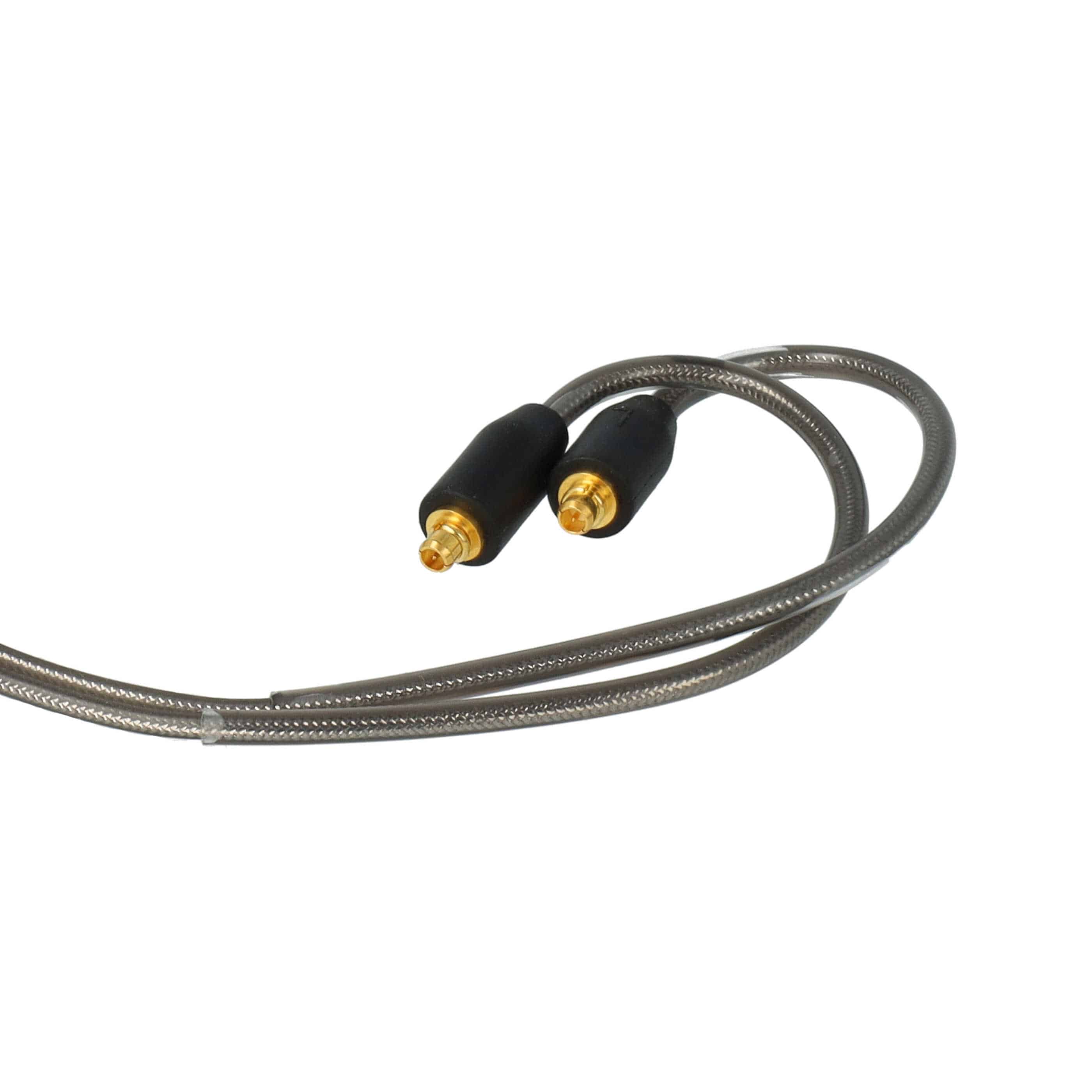 Kopfhörer Kabel passend für Shure u.a., 120 cm, grau