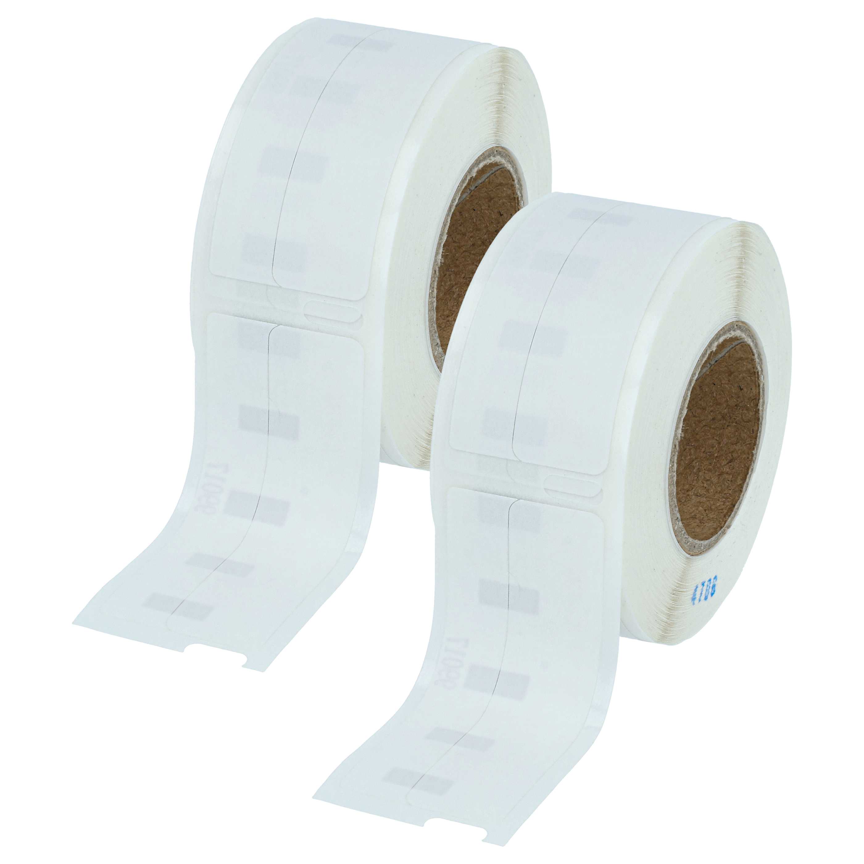 2x Label Roll replaces Dymo 99017 Labeller - 12 mm x 50 mm