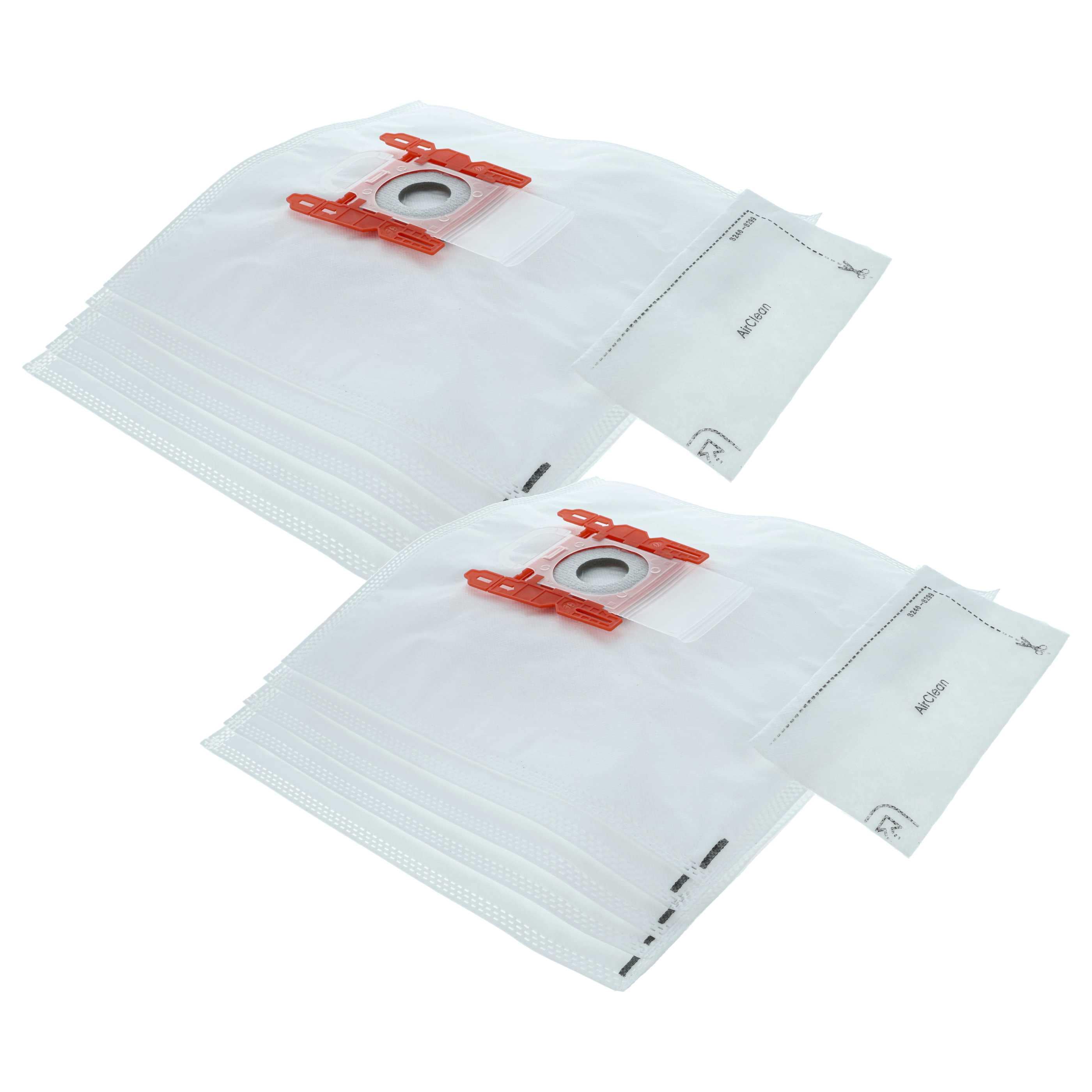 Kit filtre + sac 12 pcs remplace Adix Aldi SI108, SI200, SI 200 pour aspirateur Bosch