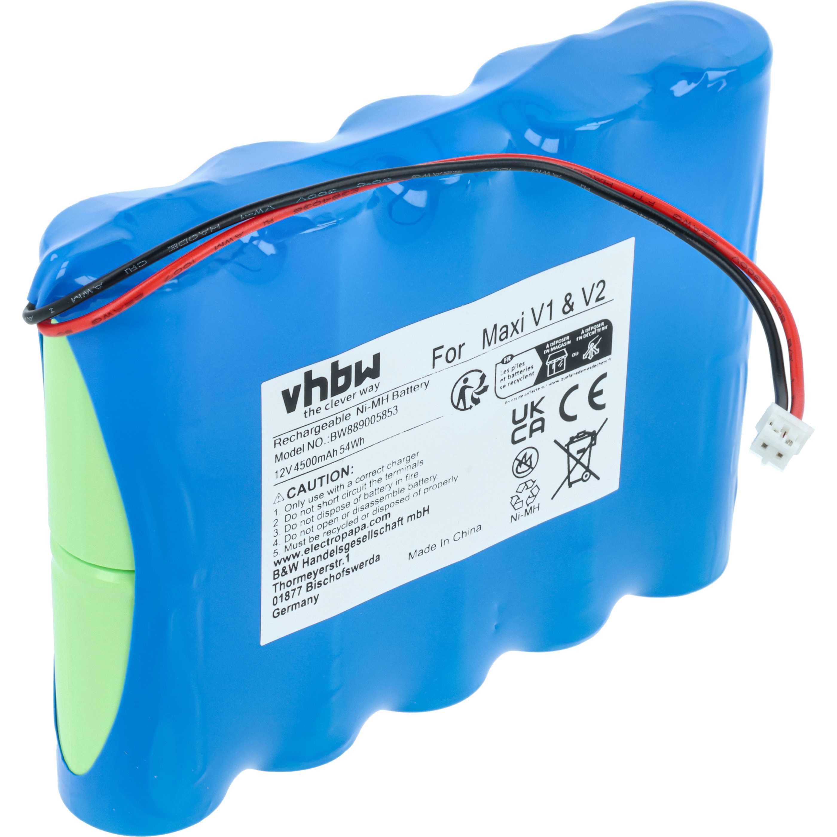 LED Leuchte-Akku passend für ApeLight Maxi V1, V2 - 4,5 Ah 12V NiMH
