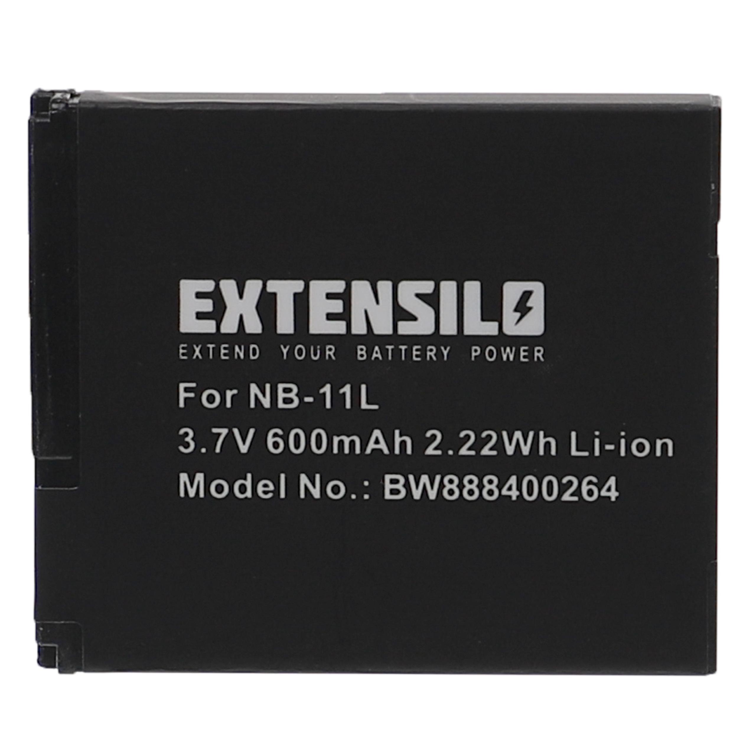 Batteria sostituisce Canon NB-11LH, NB-11L per fotocamera Canon - 600mAh 3,7V Li-Ion