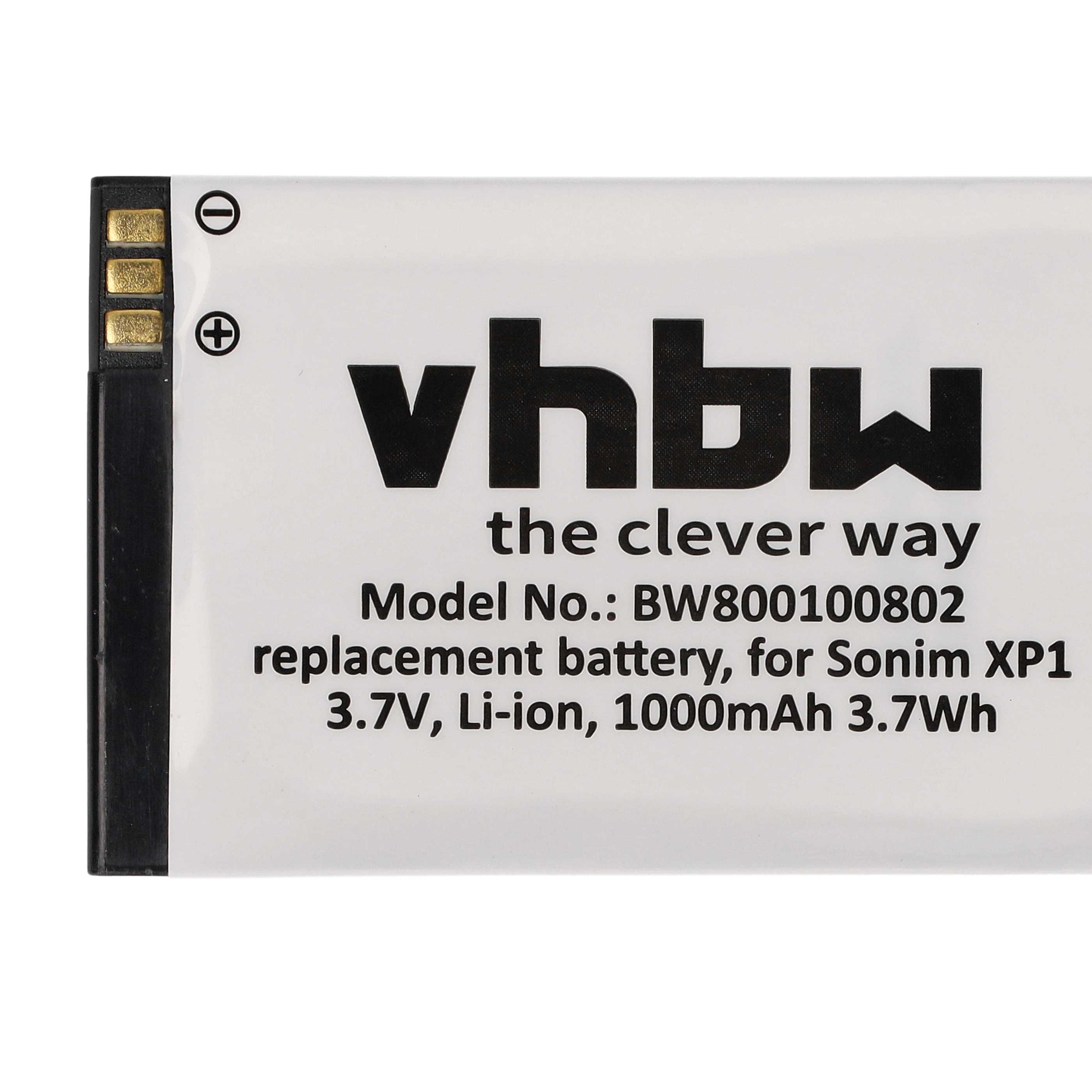 Mobile Phone Battery Replacement for Socket Mobile XP1-0001100 - 1100mAh 3.7V Li-Ion