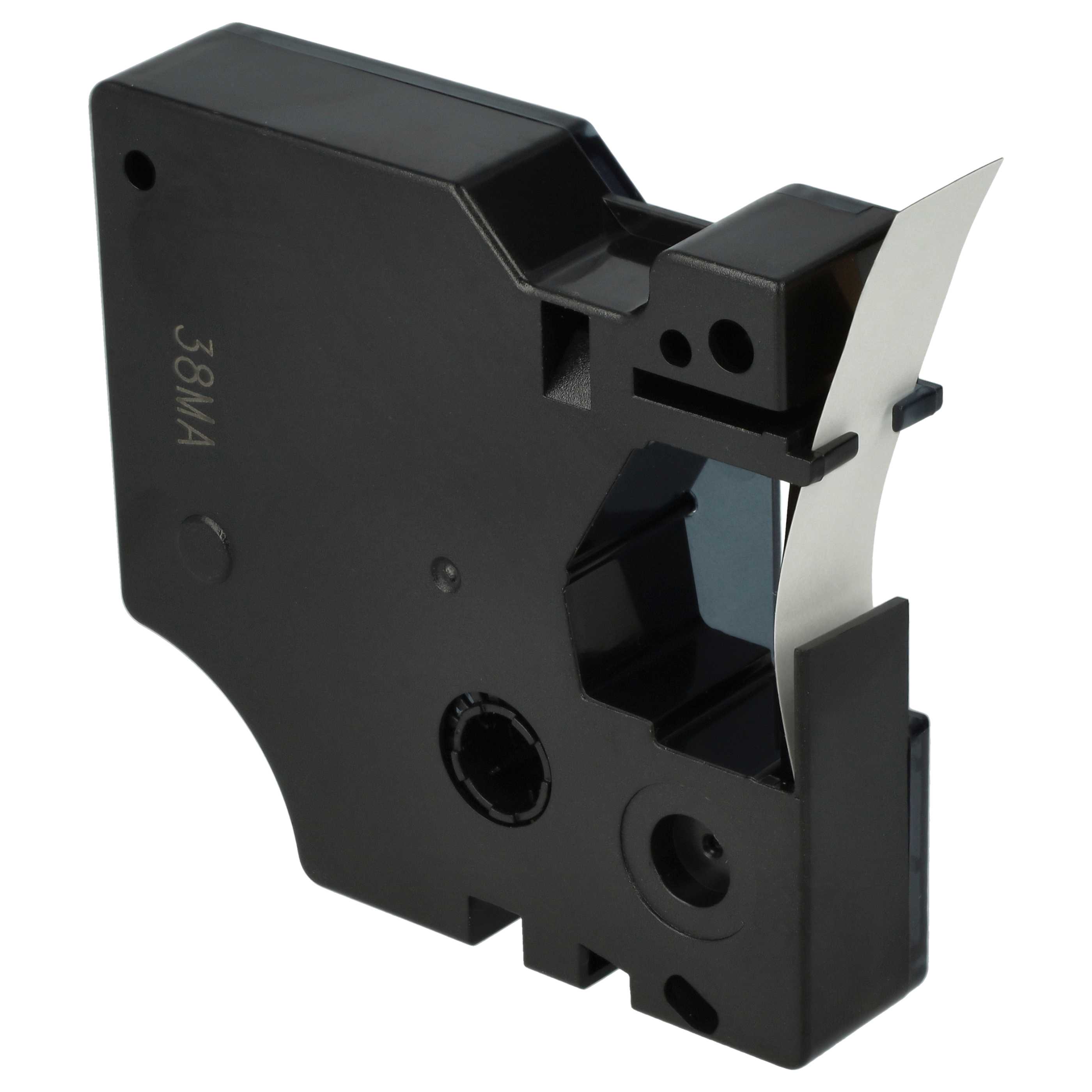 Label Tape replaces Dymo 45023, D1 - 12 mm Black to Gold
