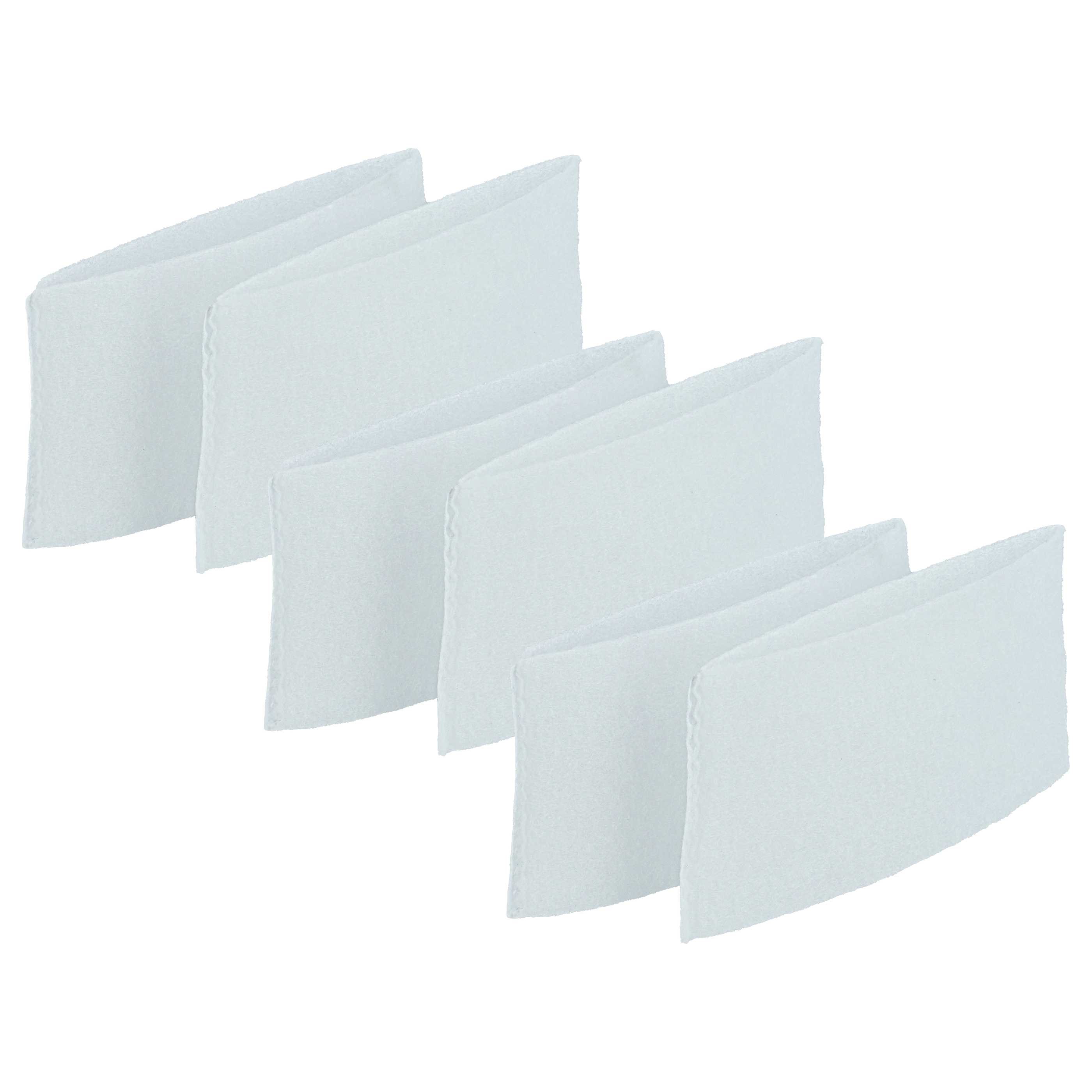 6x Filter Sleeve replaces Dirt Devil 2725077 for Dirt Devil Vacuum Cleaner - White