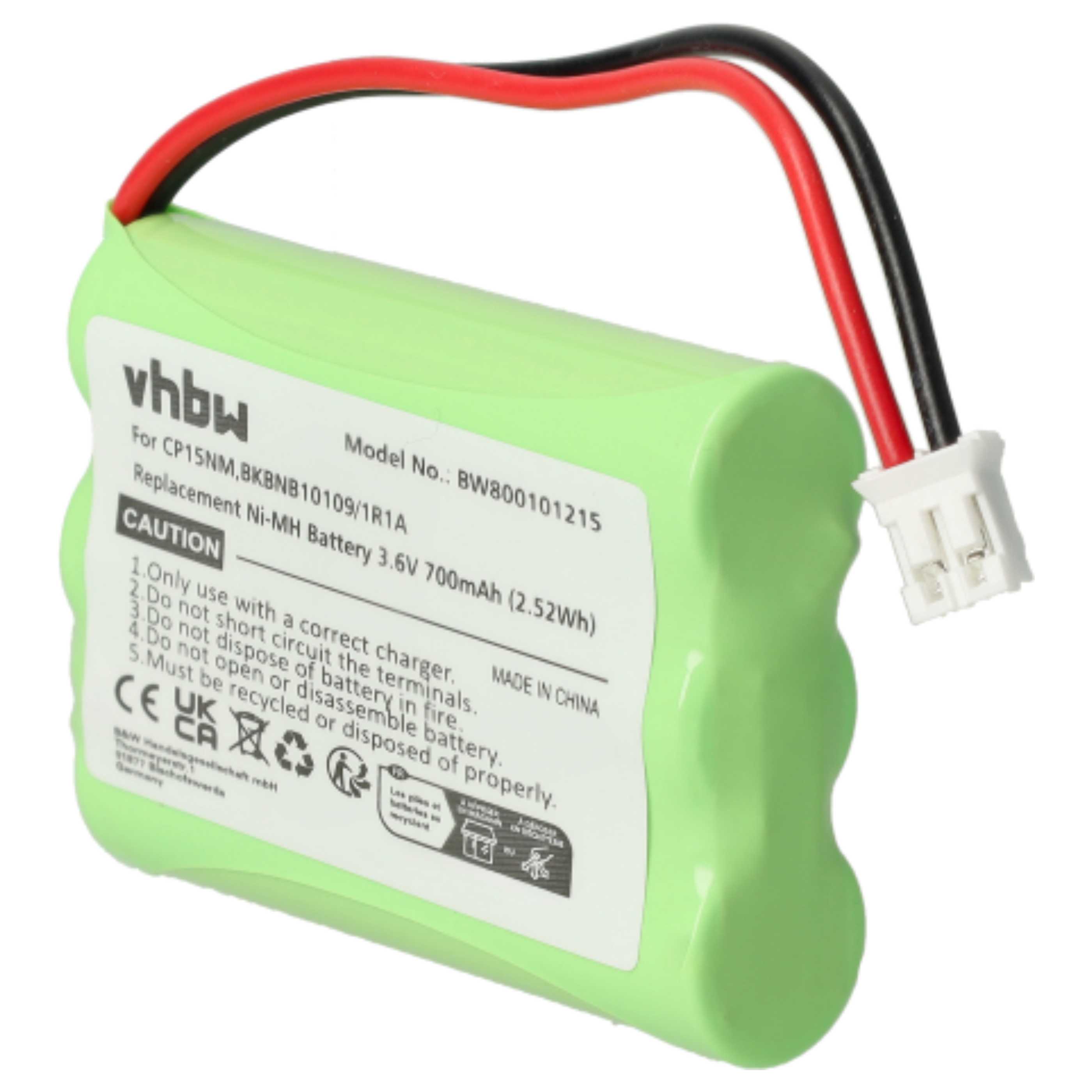 Baby Monitor Battery Replacement for Graco BATT-2795 - 700 mAh 3.6 V NiMH