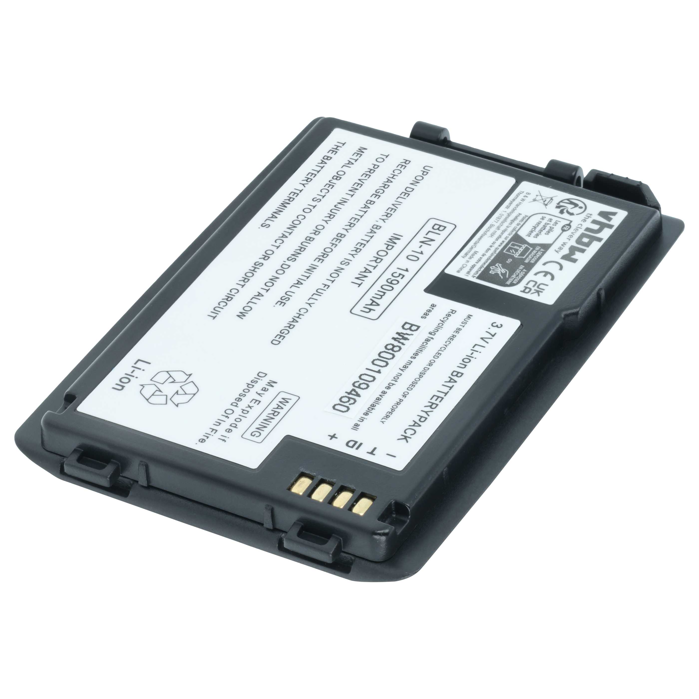 Radio Battery replaces EADS HT9980AA, BLN-10 - 1590 mAh 3.7 V Li-Ion