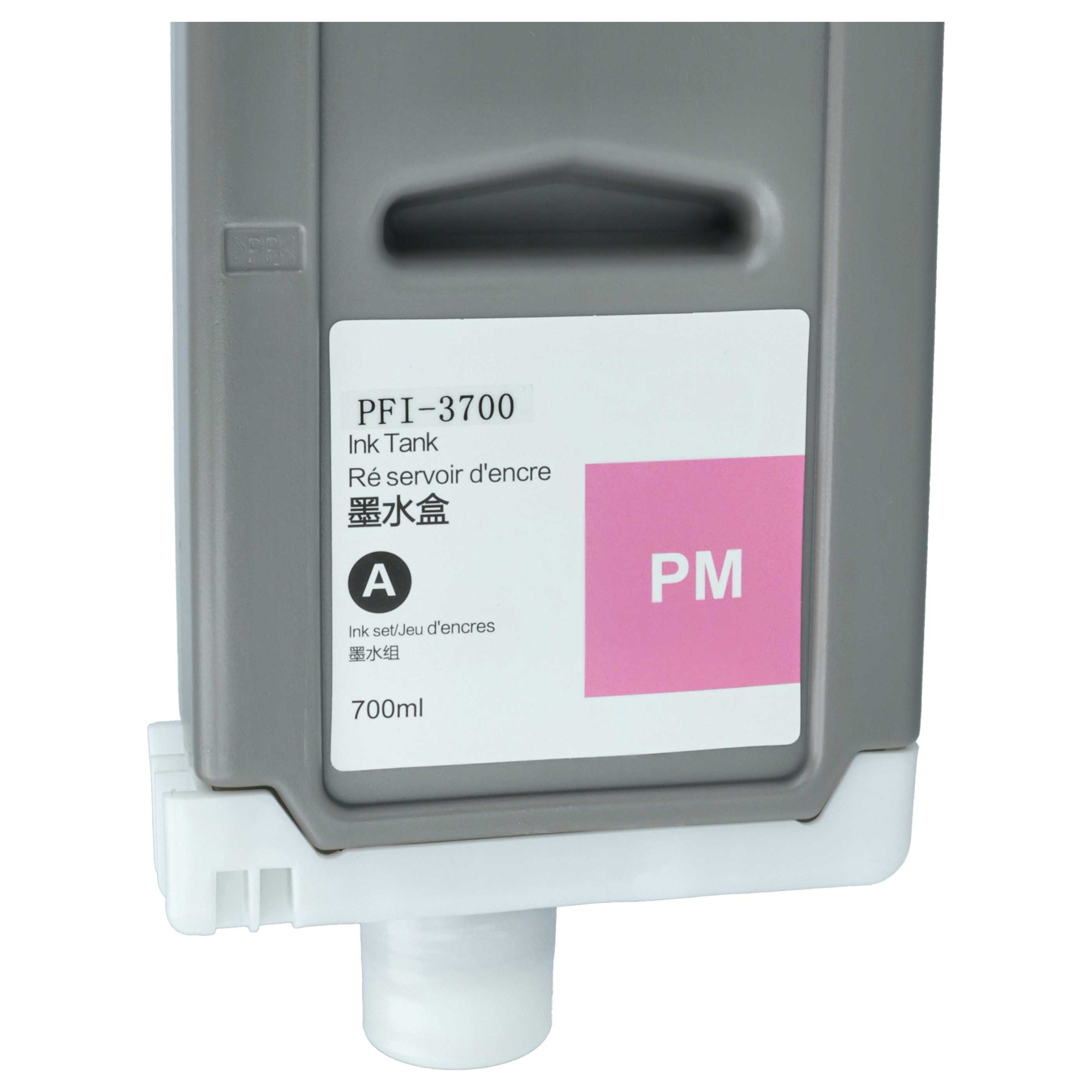 Ink Cartridge as Exchange for Canon PFI-3700 PM for Canon Printer - photo magenta 700 ml