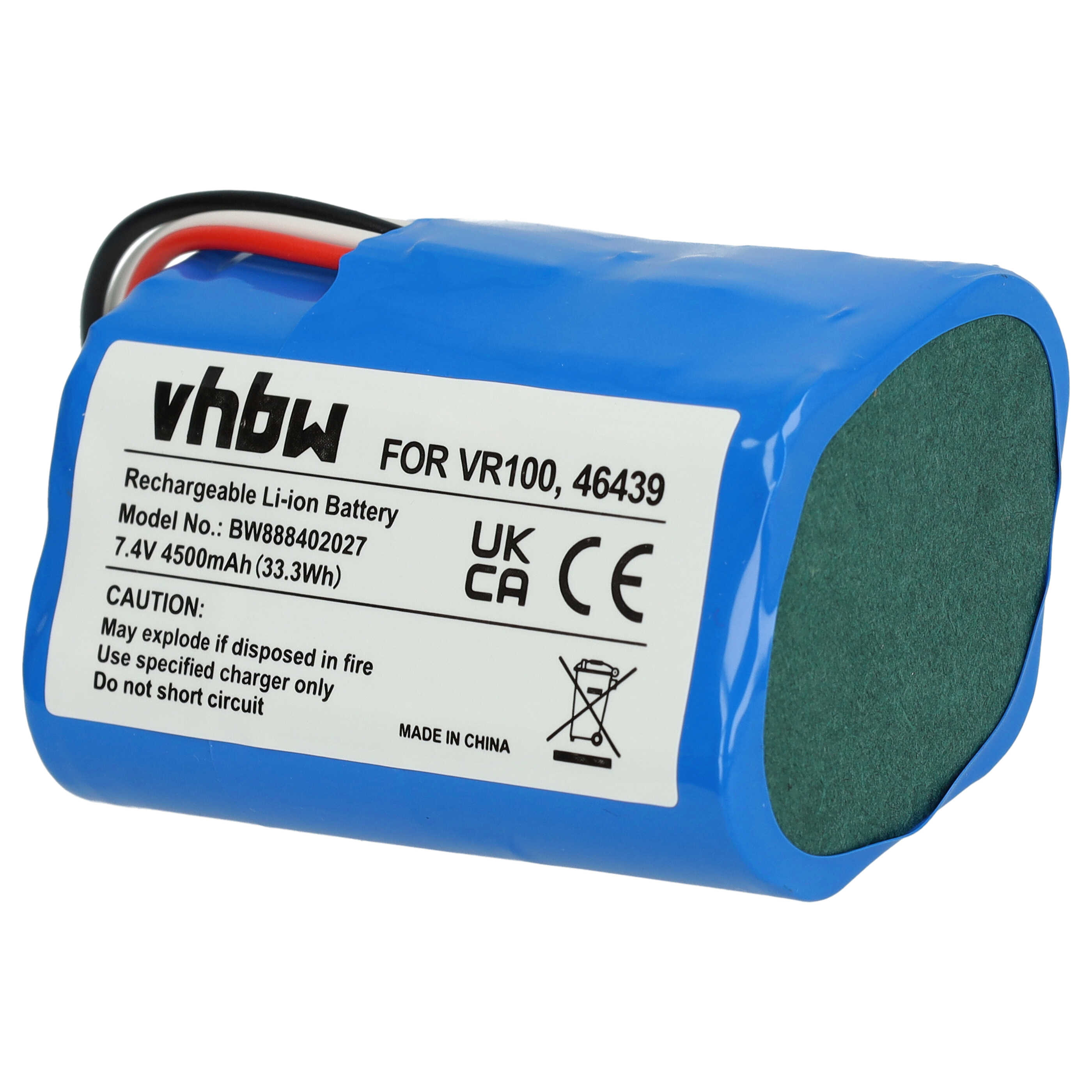 Battery Replacement for Vorwerk PN46439, SCM61932, 46439 for - 4500mAh, 7.4V, Li-Ion