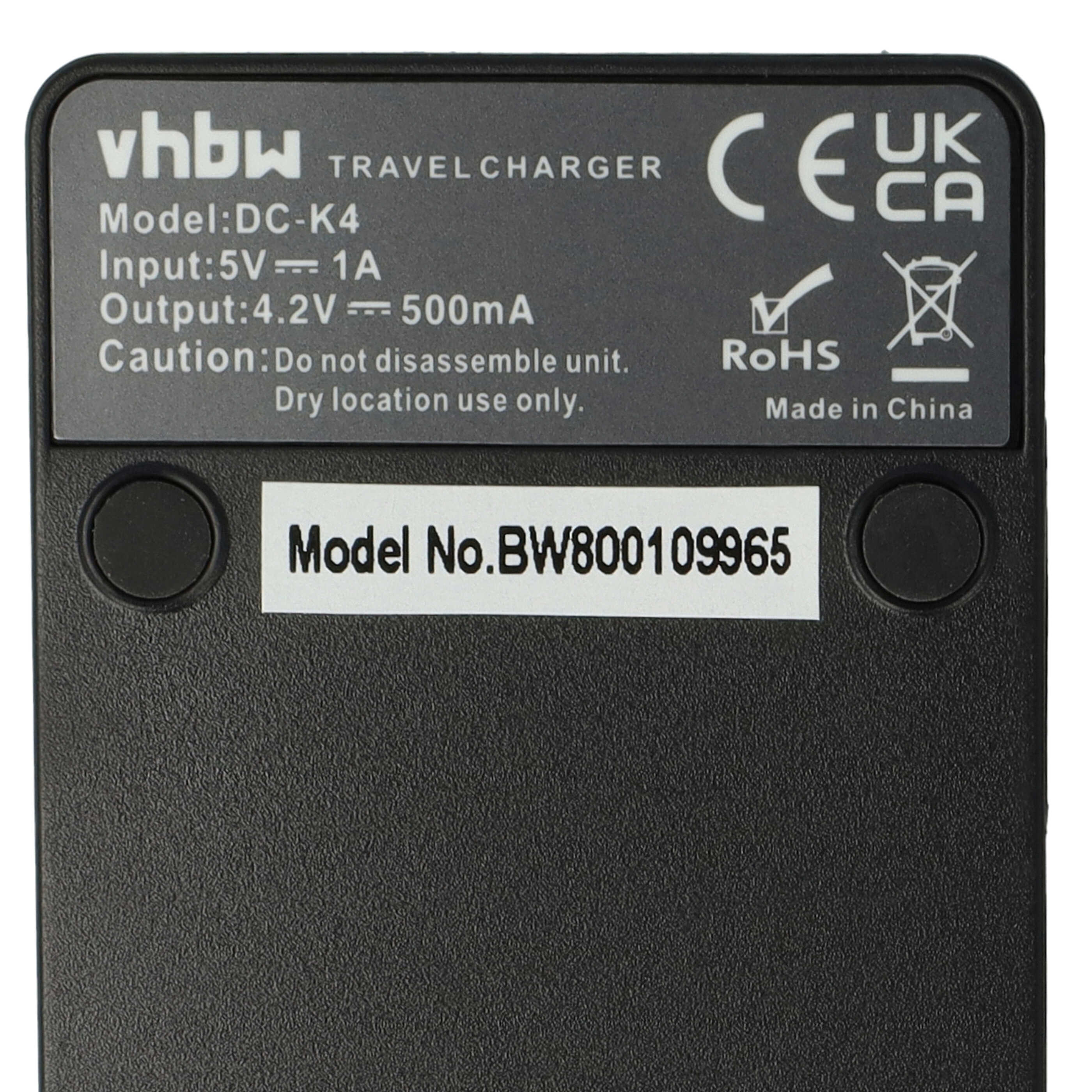 Ładowarka do aparatu Sony NP-BX1 i innych zamiennik Sony BC-CSXB, BC-DCY - ładowarka akumulatora 0,5 A, 4,2 V