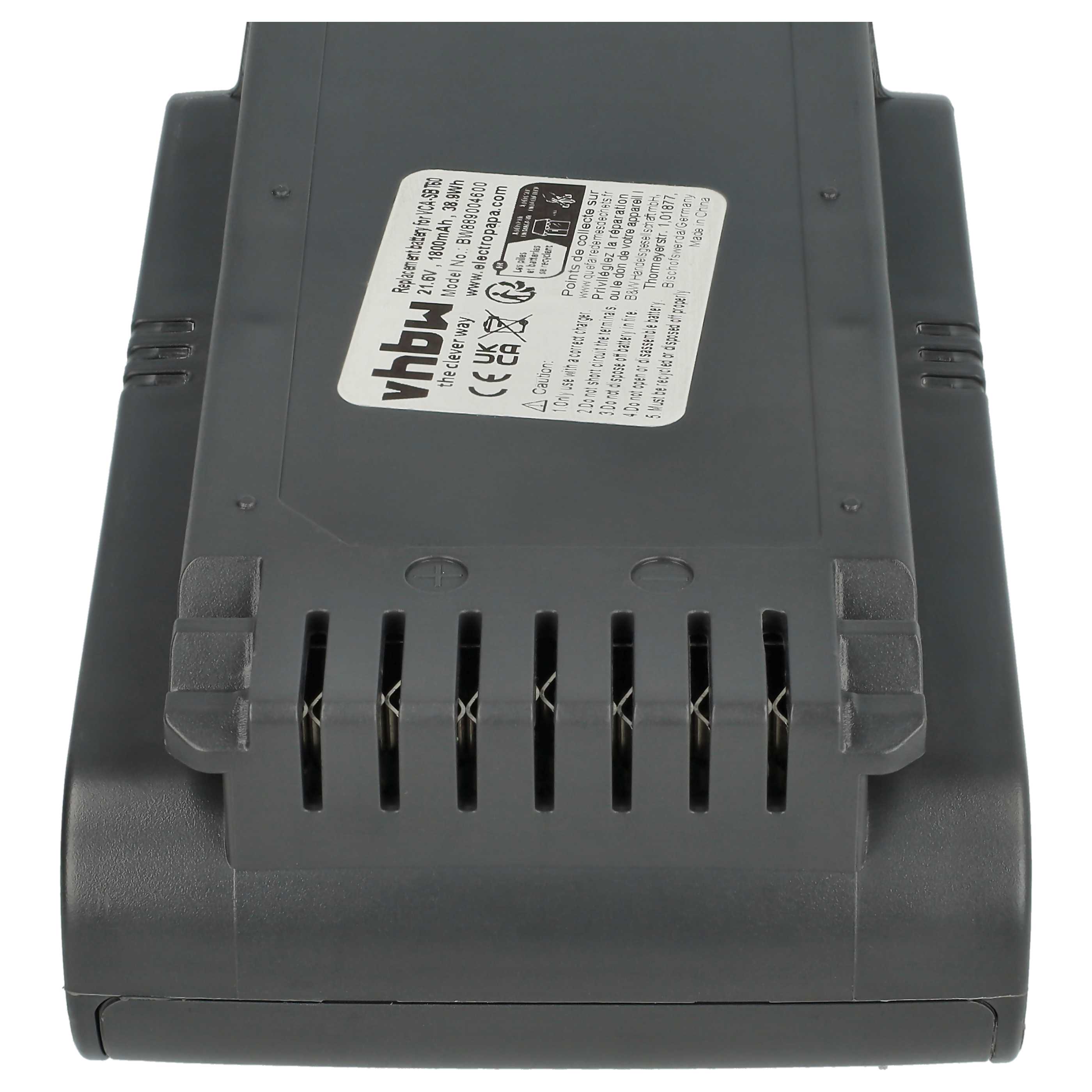 Akumulator do odkurzacza Samsung zamiennik Samsung 8806092219397, VCA-SBTA60 - 1800mAh 21,6V Li-Ion