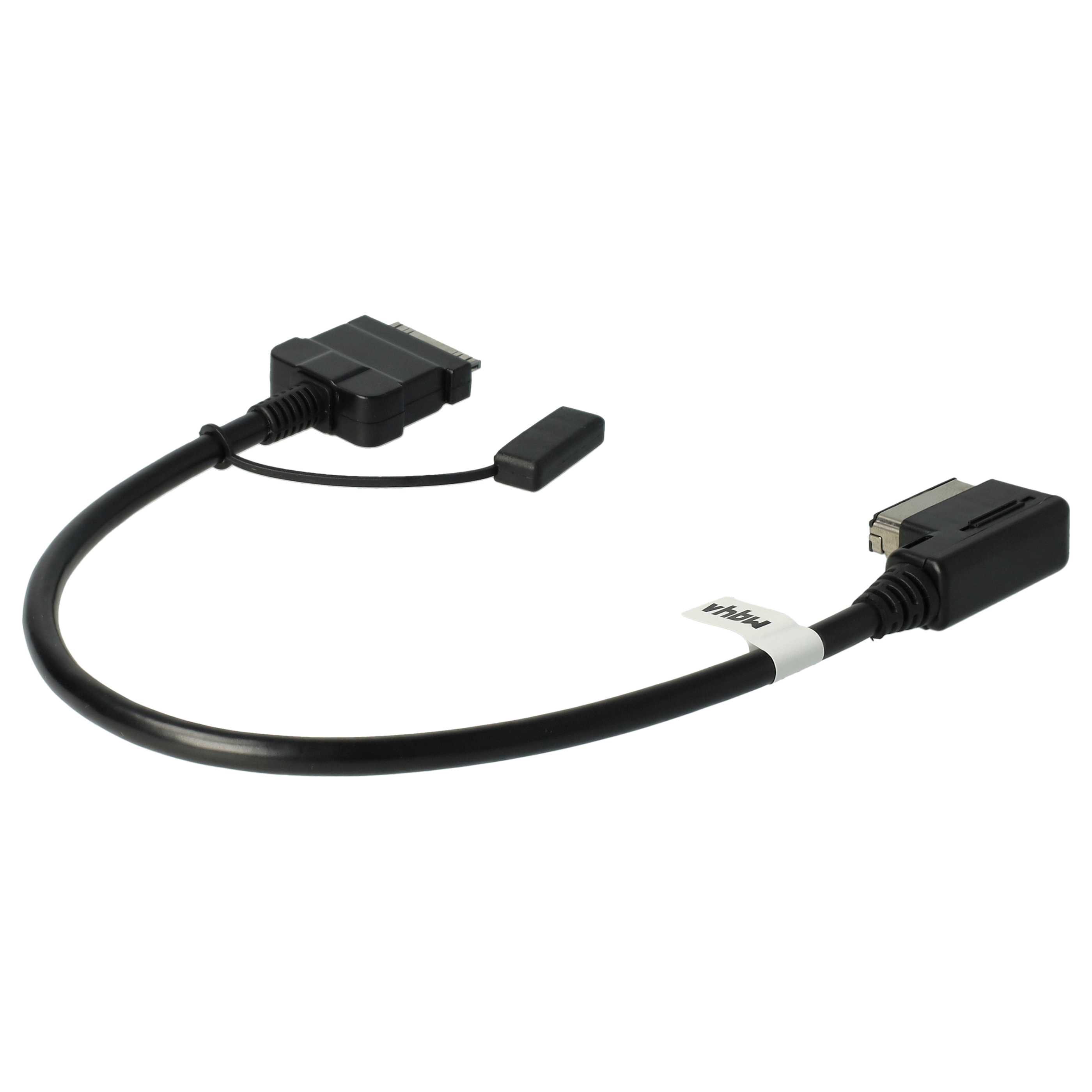 Cable adaptador audio reemplaza 5N0035554 para Audi, Seat, Skoda, VW, Apple Audi radio auto, etc.