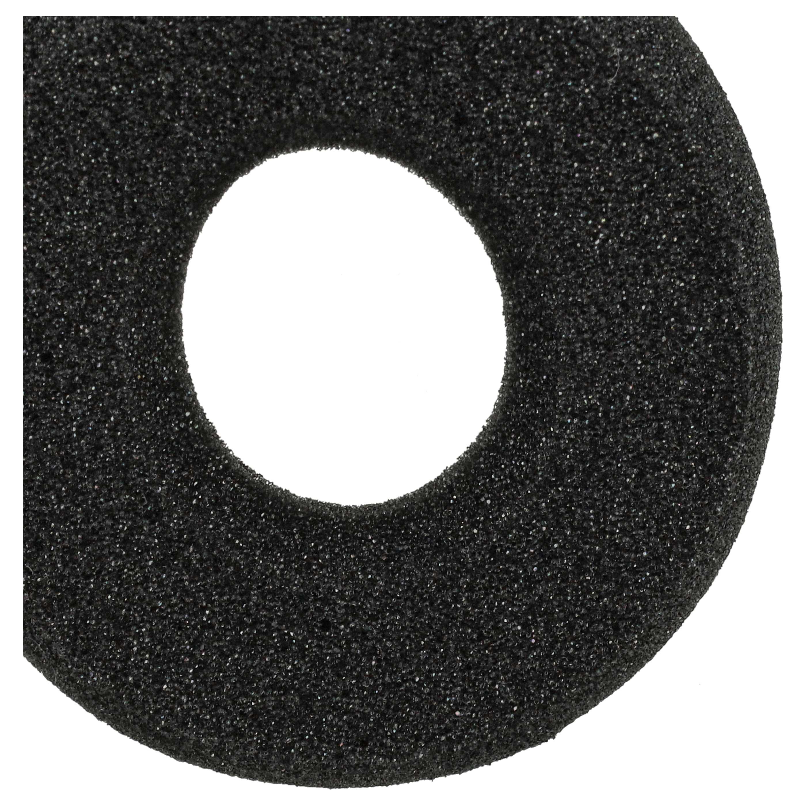 2x Ear Pads suitable for Plantronics 36832-41 Headphones etc. - foam, 5.8 cm External Diameter