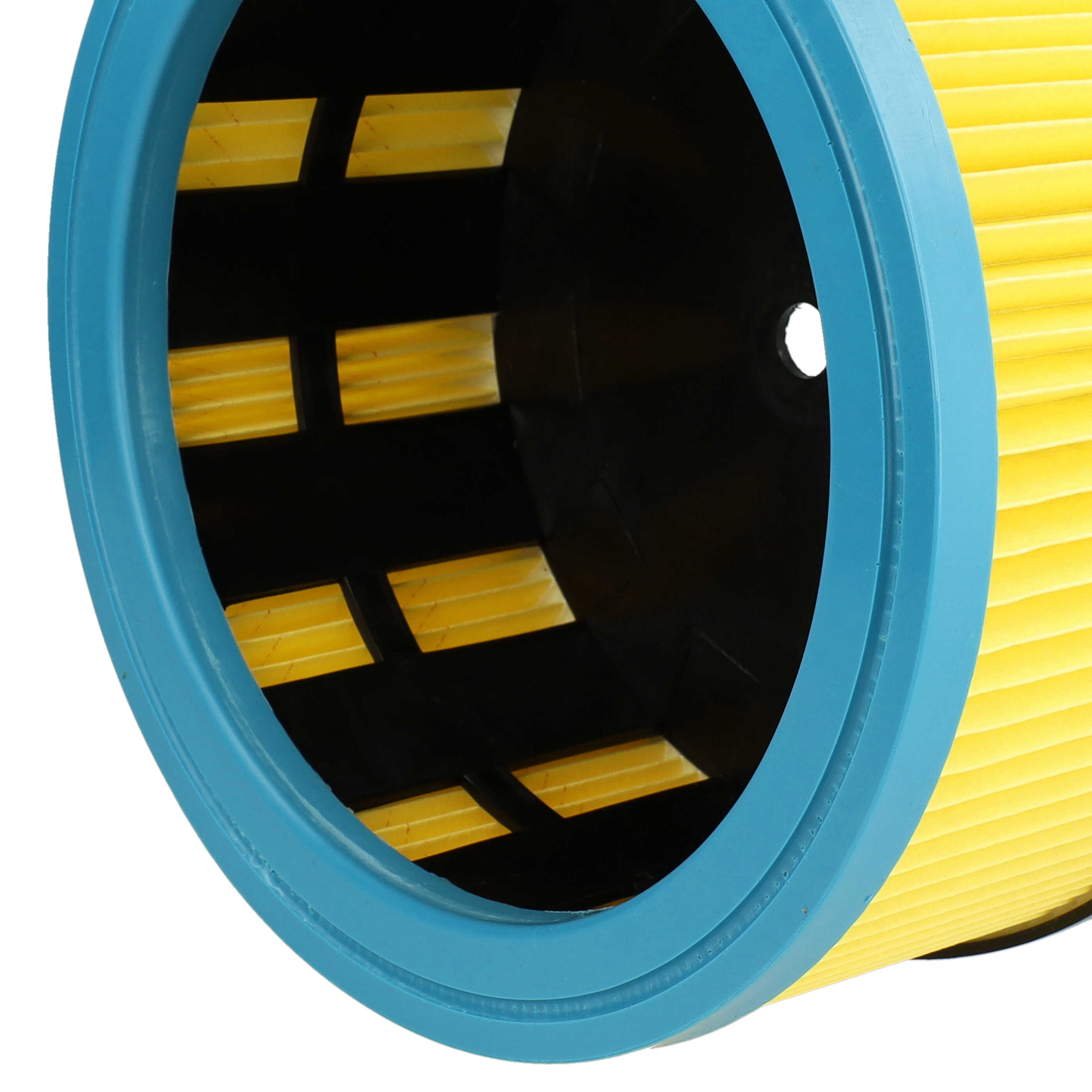 2x Filtercartridge filter replaces Metabo 631753000 for Hitachi Vacuum Cleaner, black / blue / yellow