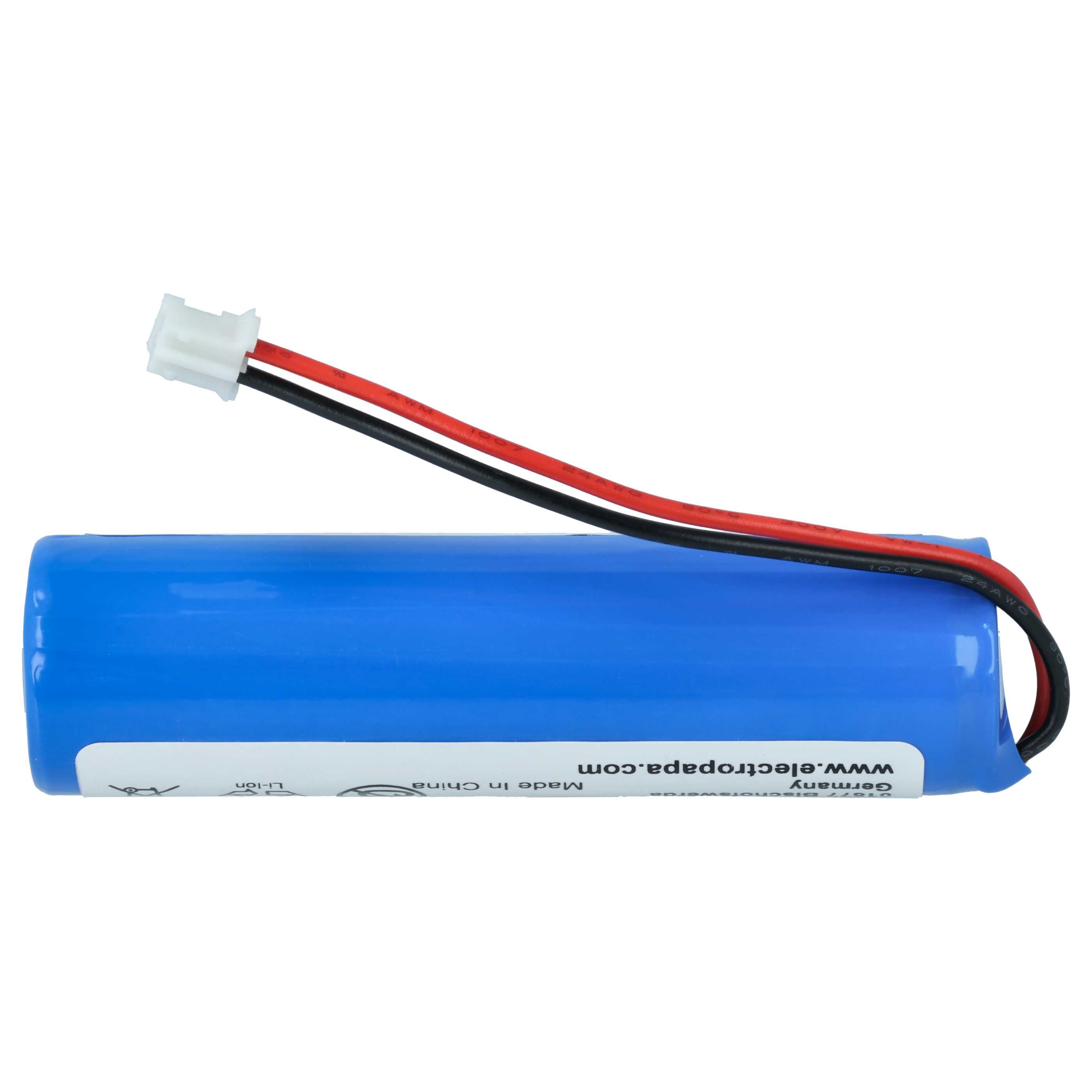 Messtechnik-Akku als Ersatz für Testo 0515 5046 für Testo - 2600mAh 3,7V Li-Ion