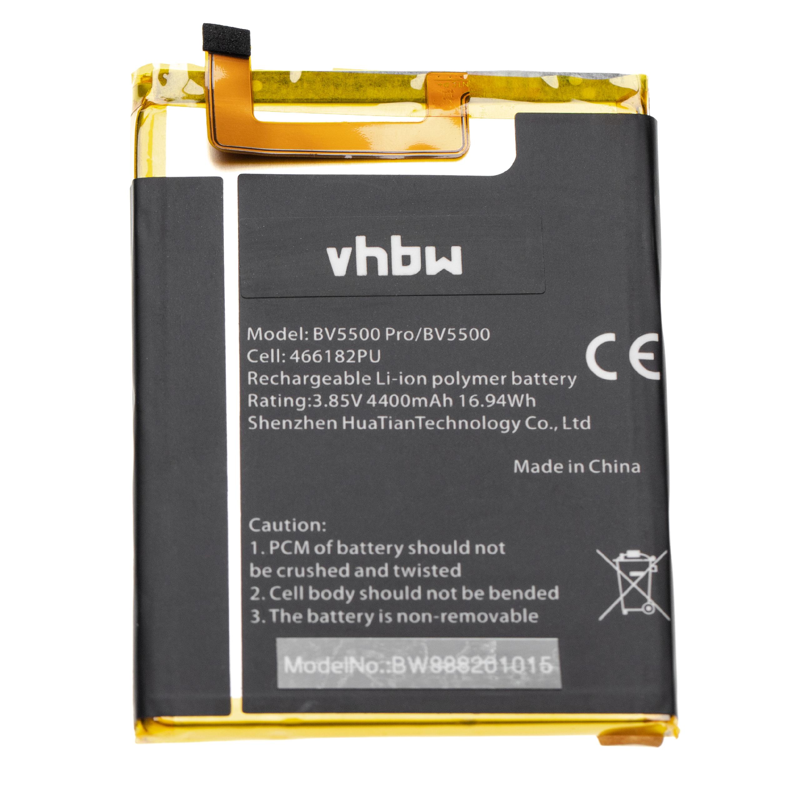 Akumulator do telefonu smartfona zamiennik Blackview 466182PU - 4400 mAh 3,85 V Li-Ion