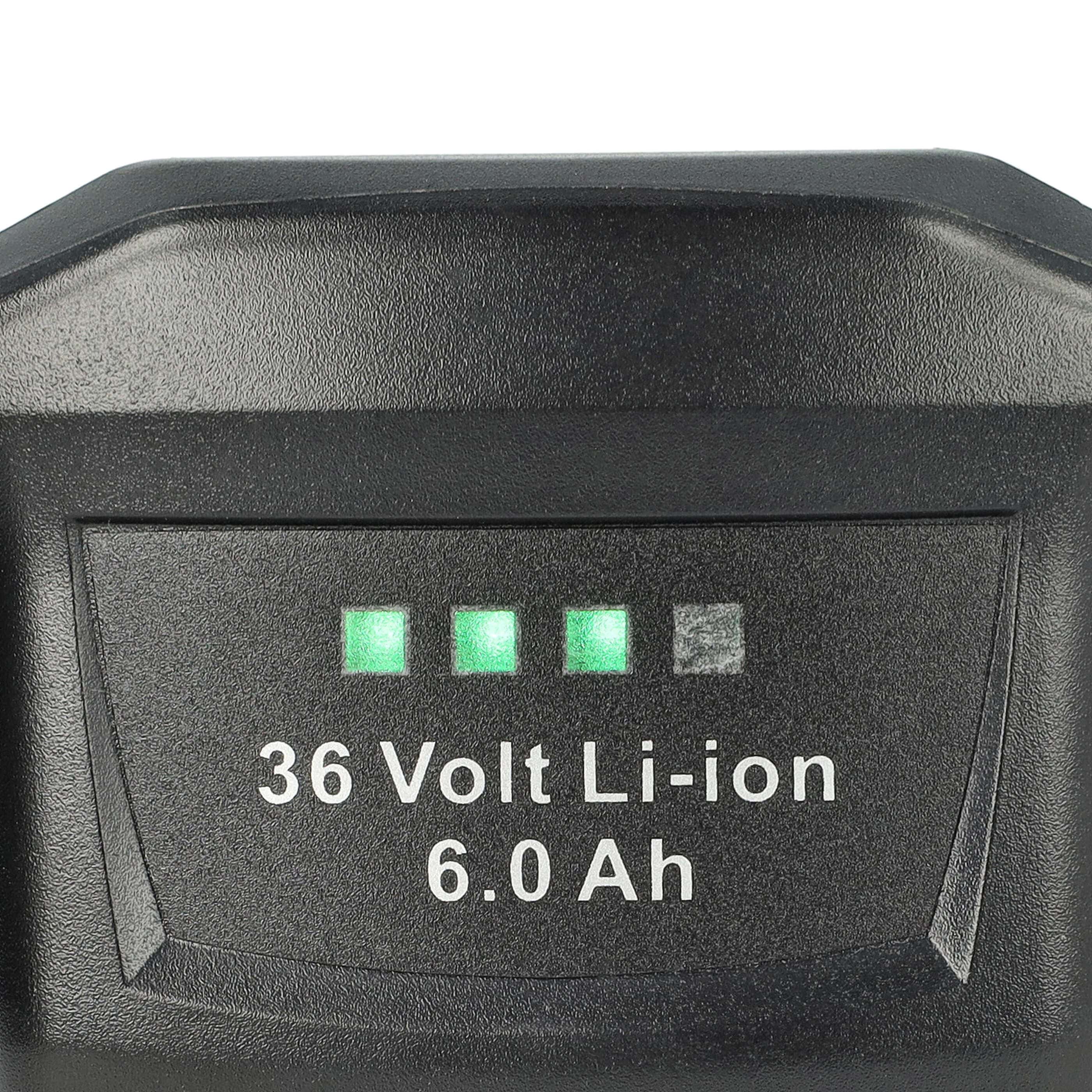 Batteria per attrezzo sostituisce Hilti B36, B36V, 2203932, 418009 - 6000 mAh, 36 V, Li-Ion