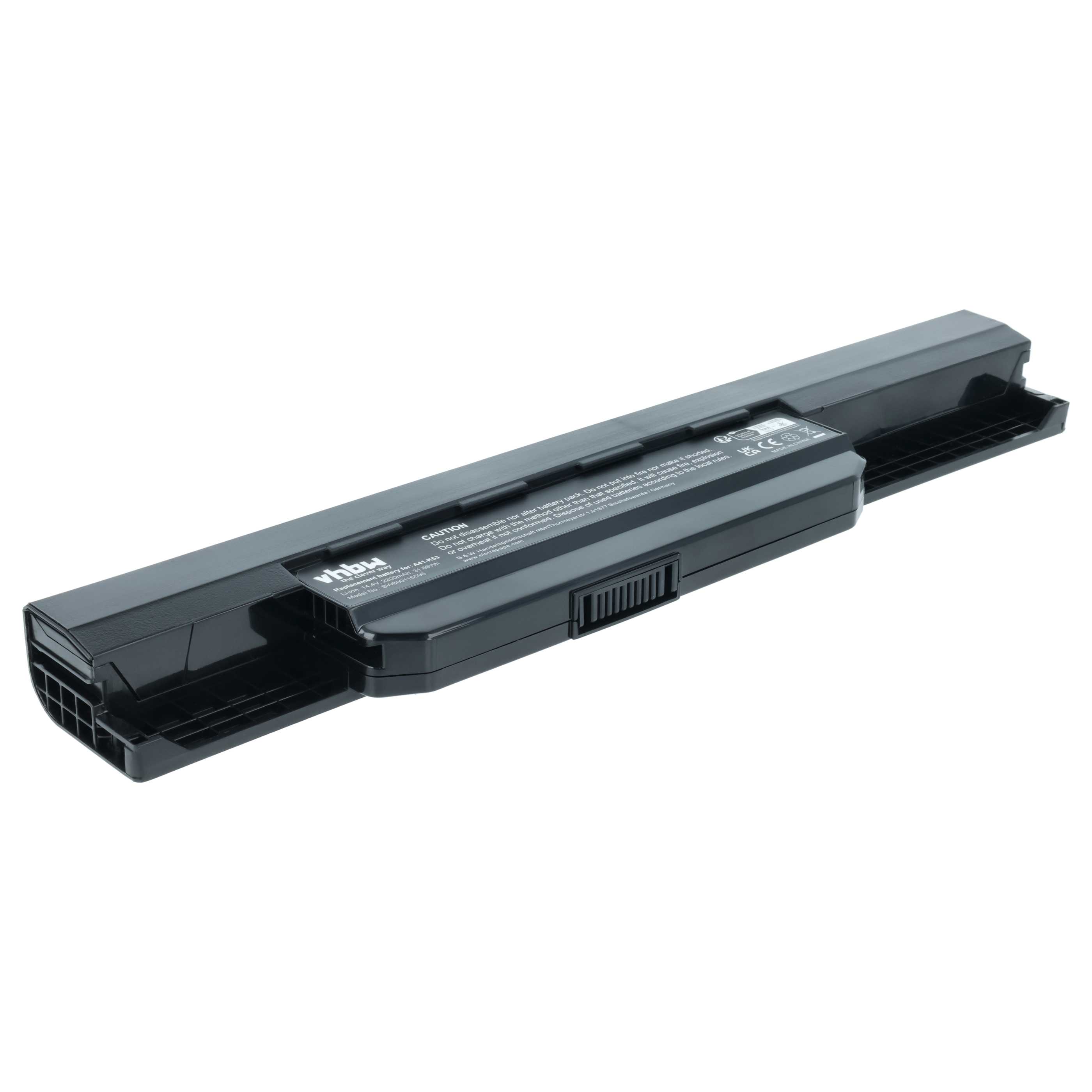 Akumulator do laptopa zamiennik Asus 07G016H31875M, A31-K53, 0B20-00X50AS - 2200 mAh 14,4 V Li-Ion, czarny