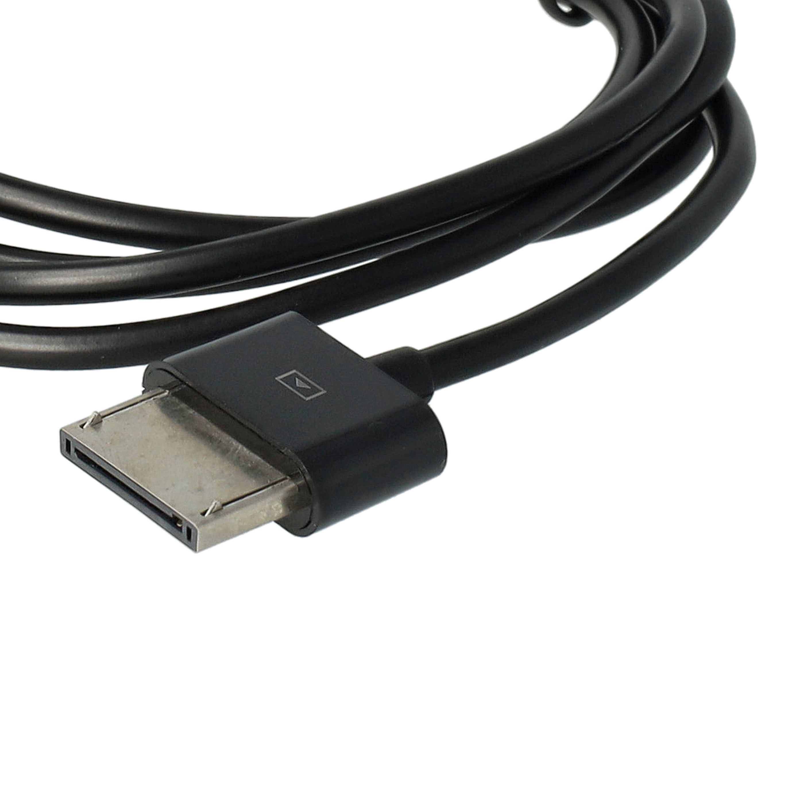 Cable de datos USB para tablet Asus Transformer Pad Infinity - cable de carga 2en1, 100cm
