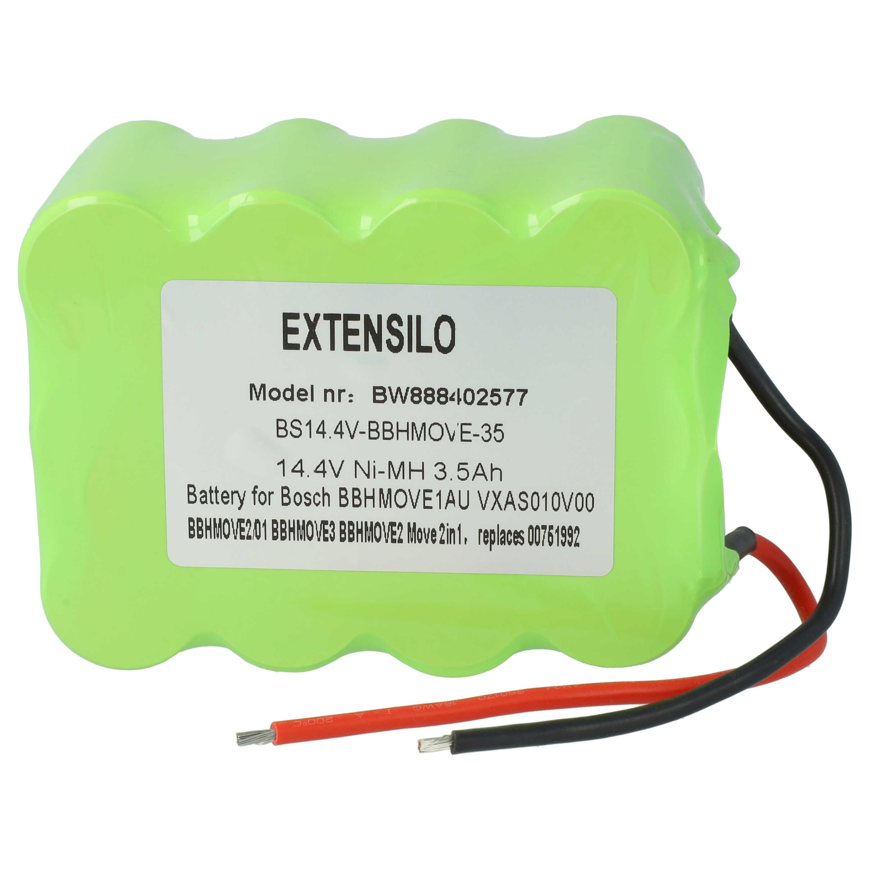 Battery Replacement for Bosch GPRHC18SV007, FD8901, GP180SCHSV12Y2H, 00751992 for - 3500mAh, 14.4V, NiMH