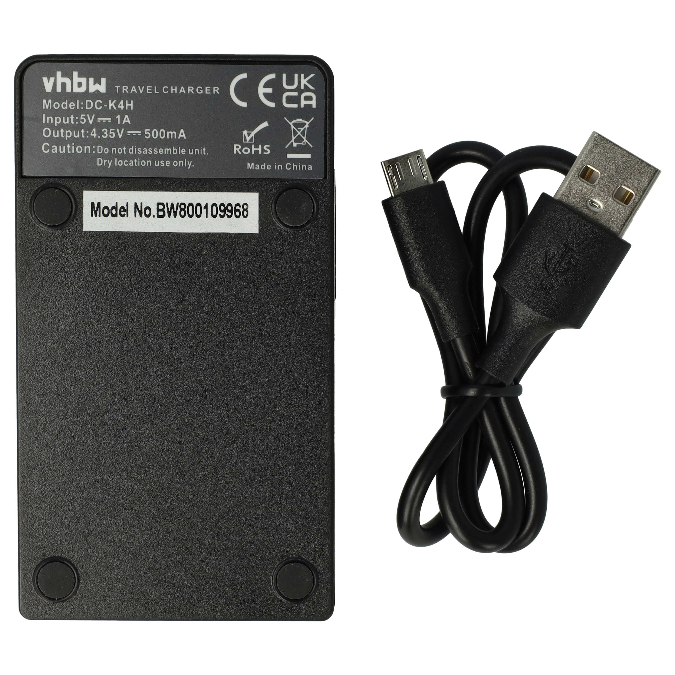 Battery Charger replaces Nikon MH-67P suitable for Coolpix P600 Camera etc. - 0.5 A, 4.35 V