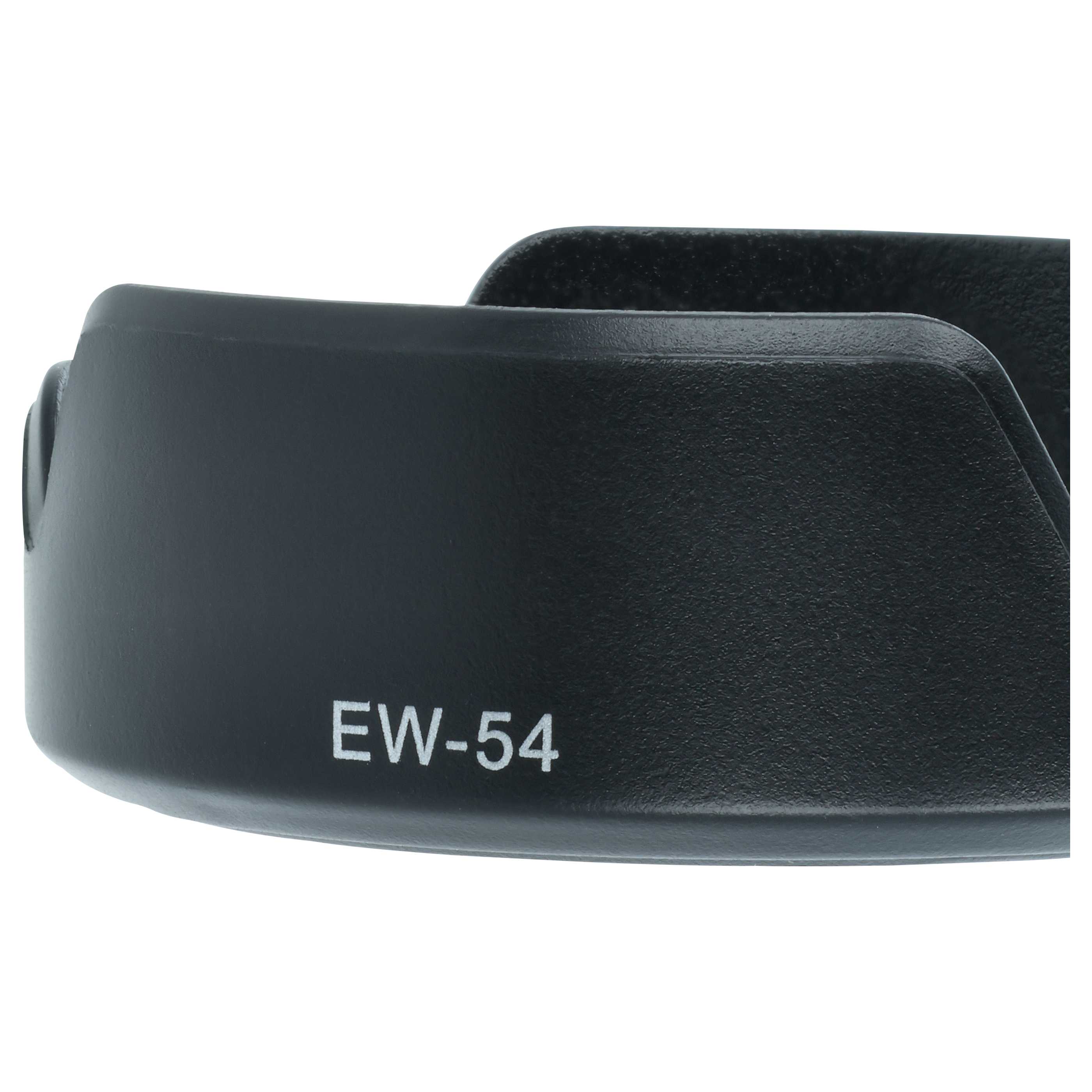 Lens Hood replaces Canon EW-54 for Canon Lens with 52 mm Diameter, plastic, black
