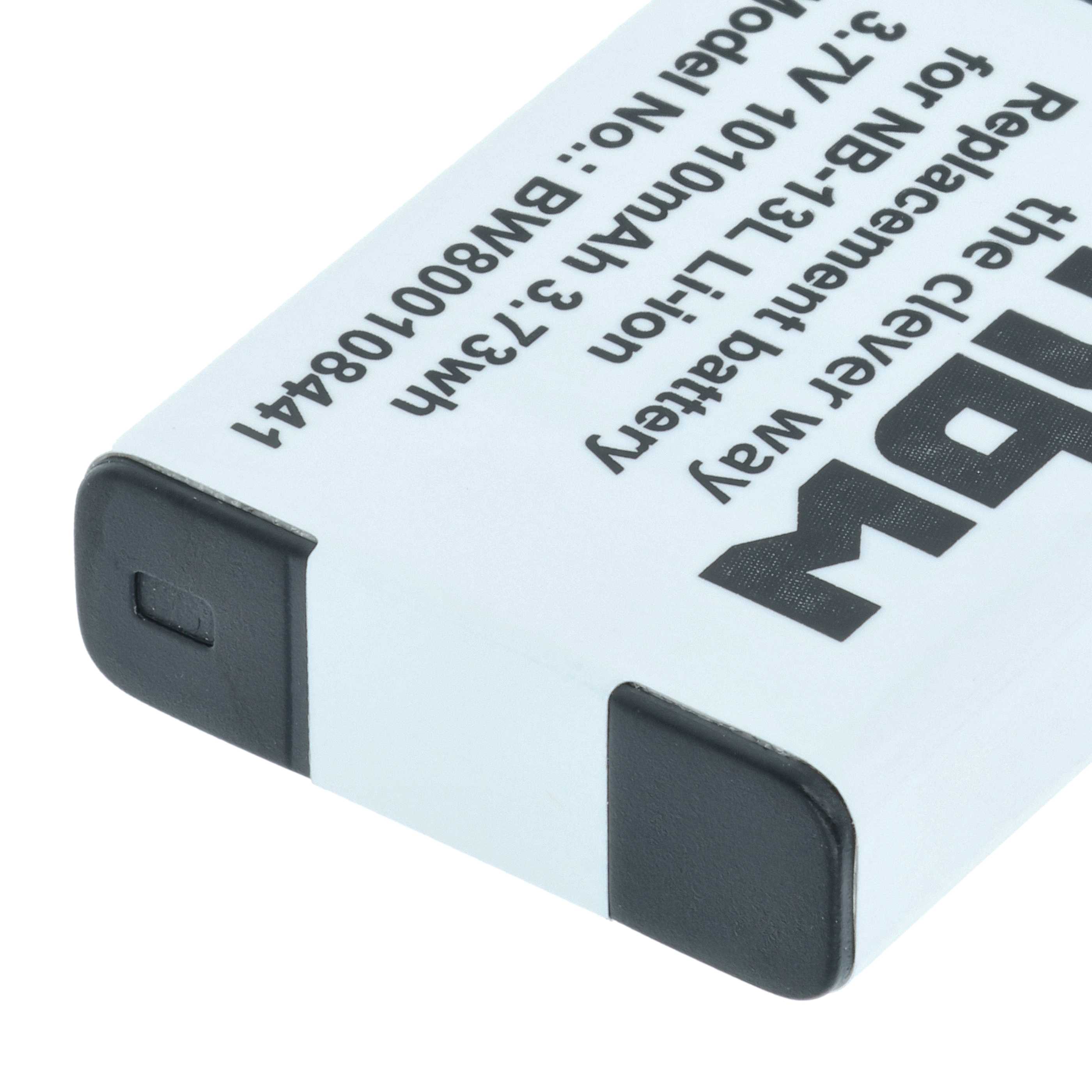 2x Battery replaces Canon NB-13L - 1010mAh, 3.7V, Li-Ion