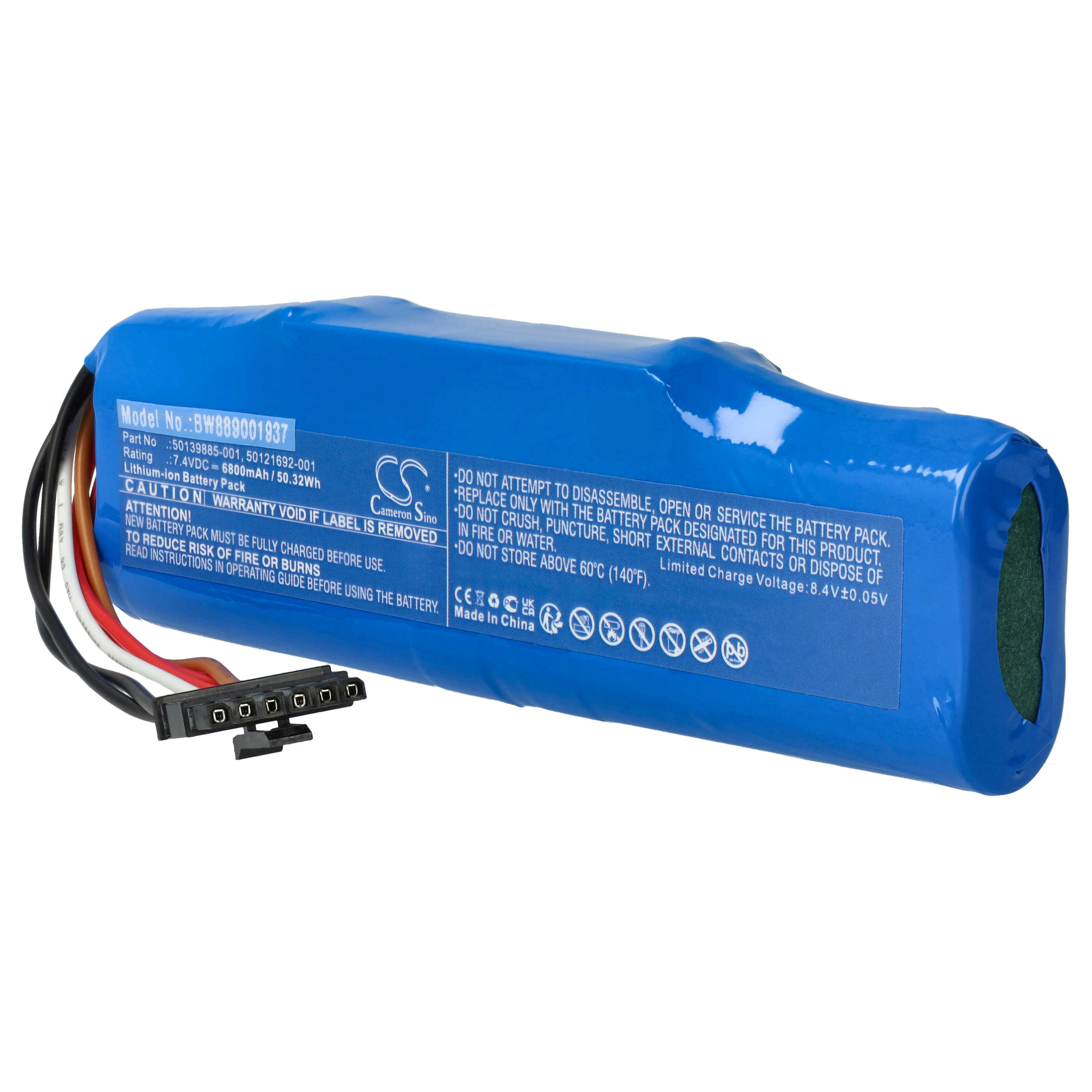 Mobile PC Battery Replacement for Honeywell 50139885-001, L3-52301624A-R, 50121692-001 - 6800mAh 7.4V Li-Ion