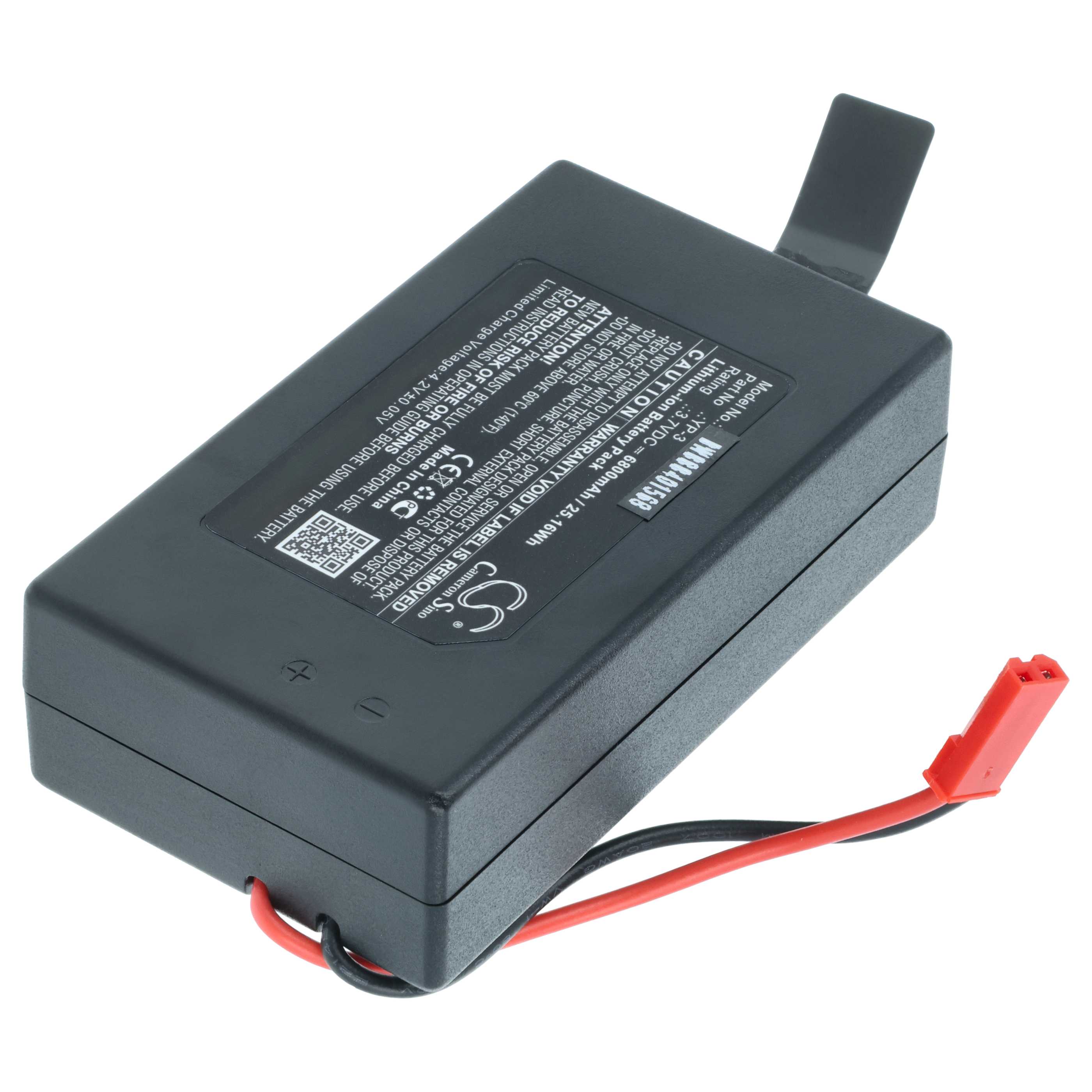 Batterie (2 pcs.) remplace Yuneec YP-3 modèle radio-télécommandé - 6800mAh 3,7V Li-ion