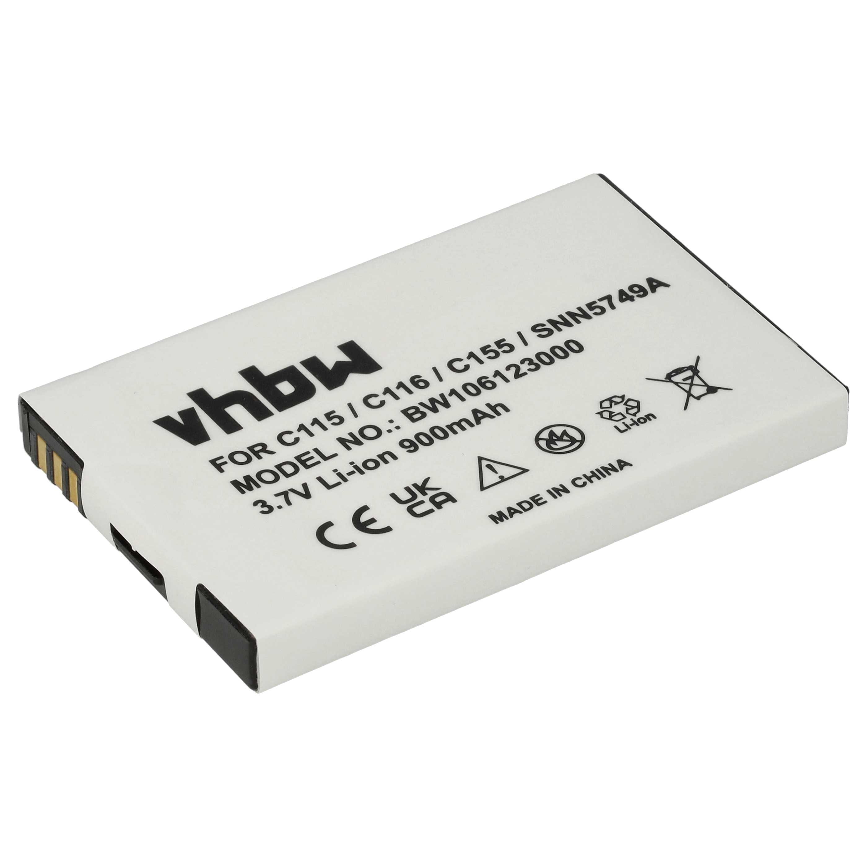 Mobile Phone Battery Replacement for Motorola SNN5749A - 900 mAh 3.7 V Li-Ion
