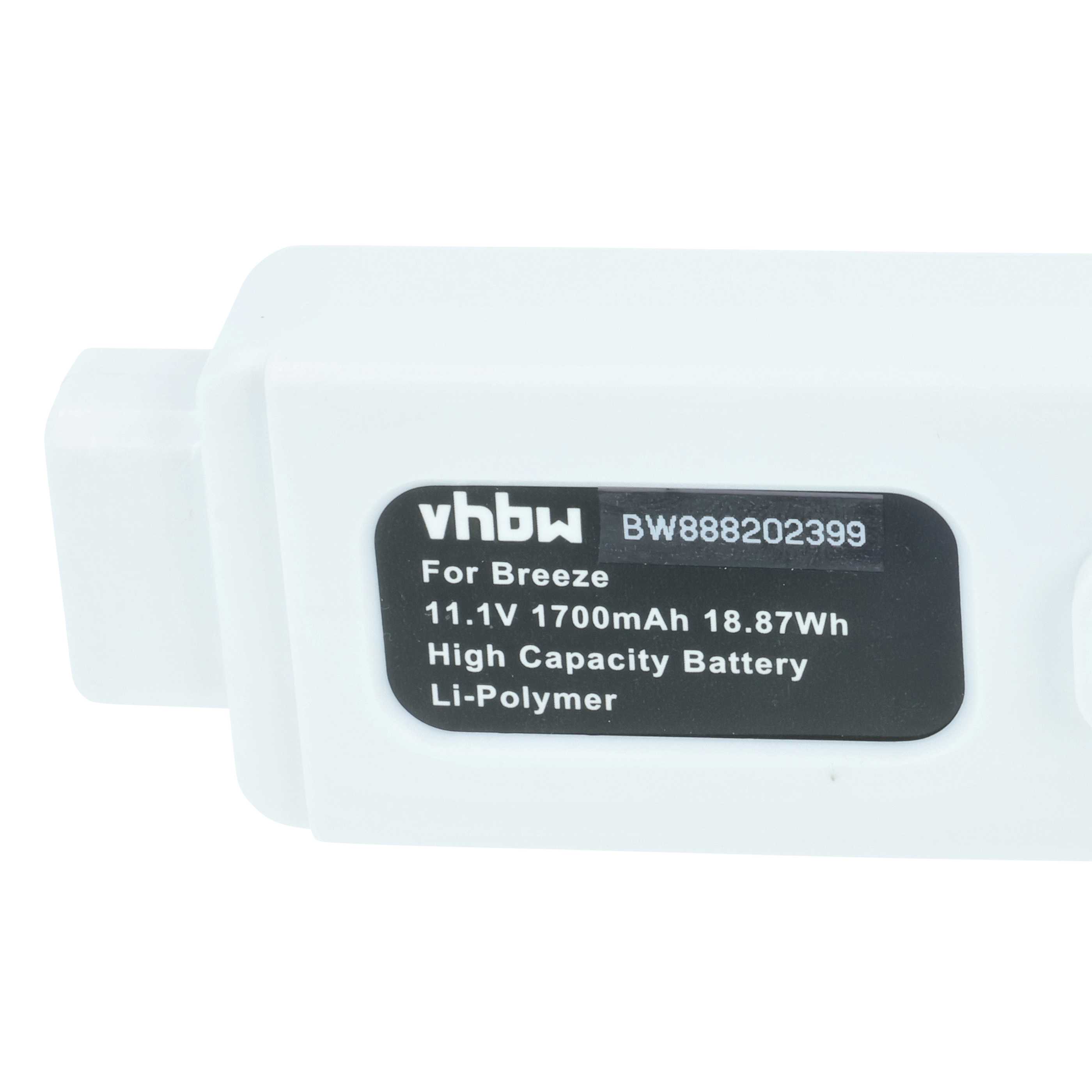 2x Batteries remplace Yuneec FCA105001 pour drone Yuneec- 1700mAh 11,1V Li-polymère