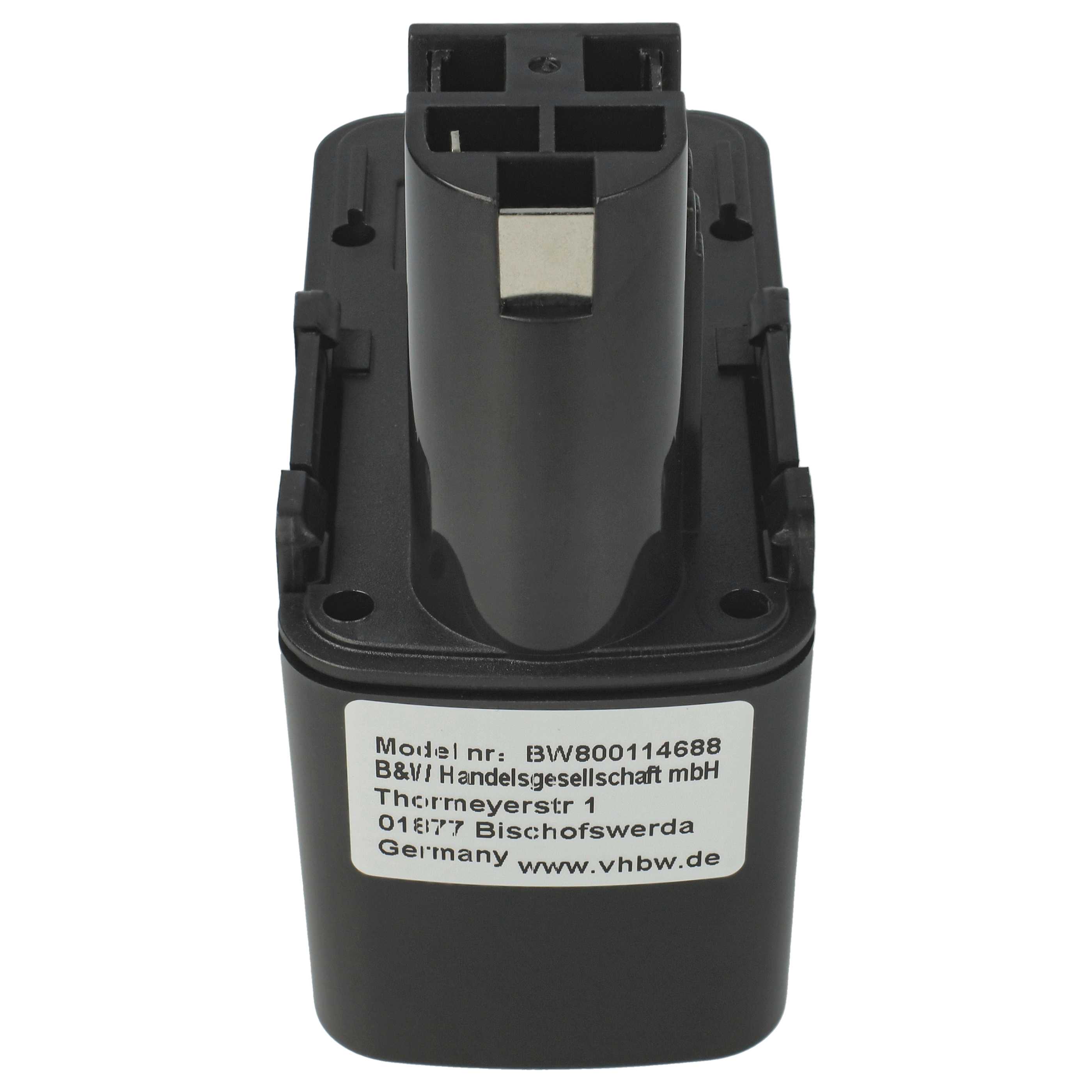 Batteria sostituisce Bosch 2 607 335 055, 2 607 335 054, 2 607 335 071 per attrezzo - 1,5Ah 12V NiMH
