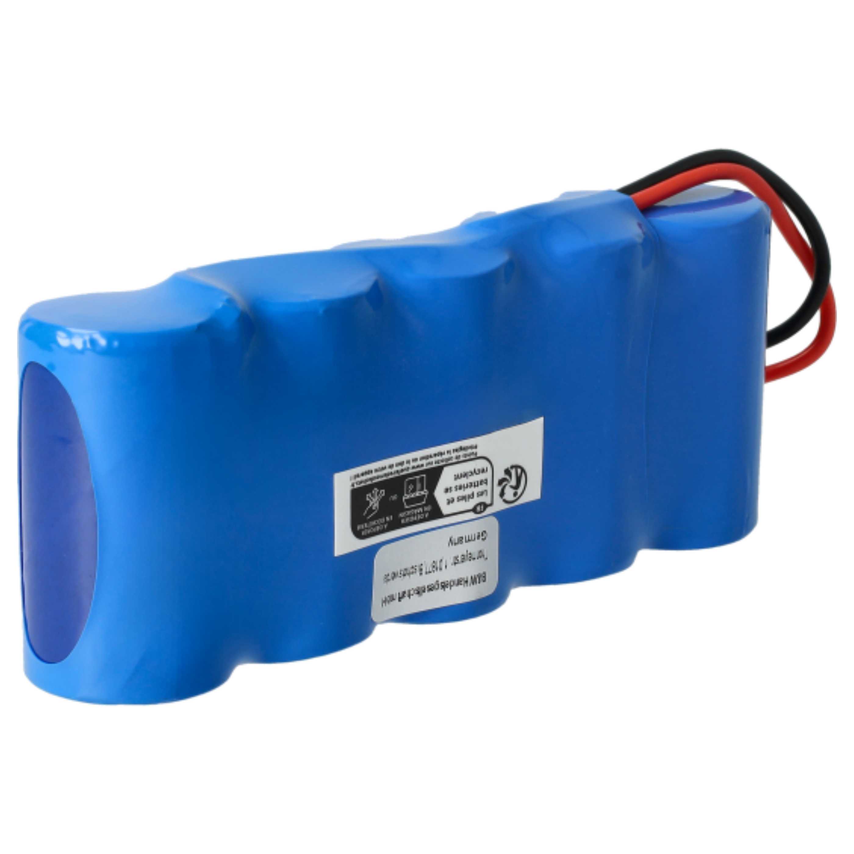 2x Batería reemplaza Bosch 8781105908, 710055, 8787335119 para diversos dispositivos (2000 mAh, 6 V, NiMH)