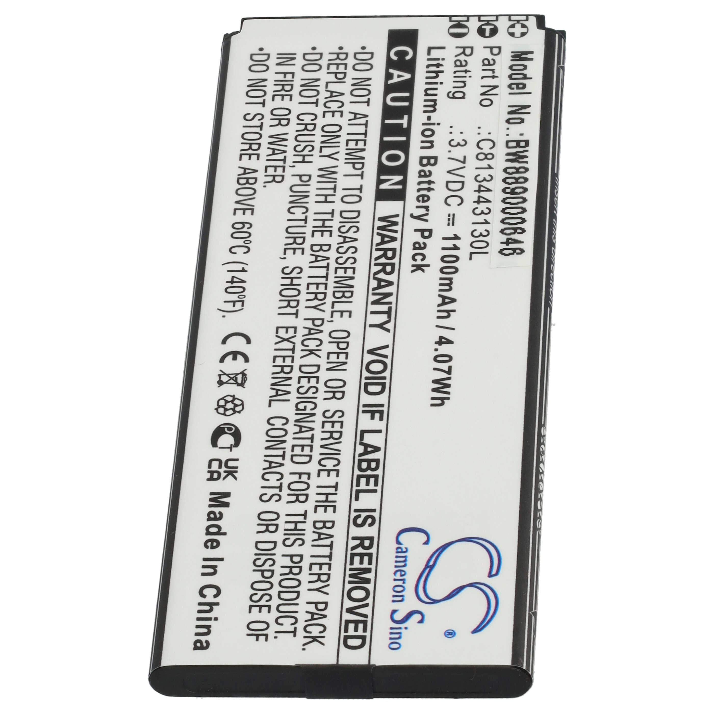 Akku als Ersatz für BLU C813443130L - 1100mAh 3,7V Li-Ion